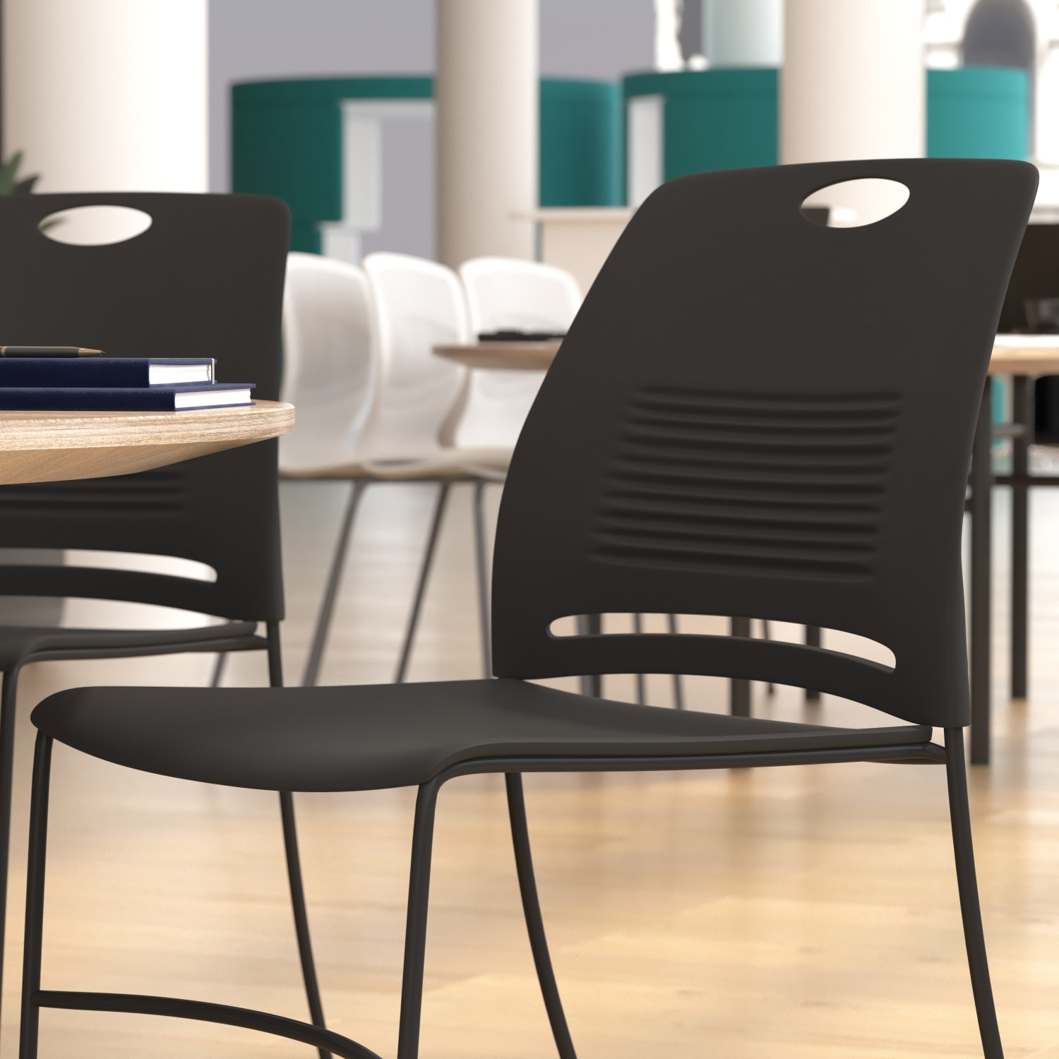 Flash Furniture HERCULES Commercial Grade 660lb Capacity Plastic Stack Chair With Carrying Handle Black PopularChairscom Flash Furniture HERCULES Commercial Grade 660 lb Capacity Plastic Stack Chair With Carrying Handle Black PopularChairscom