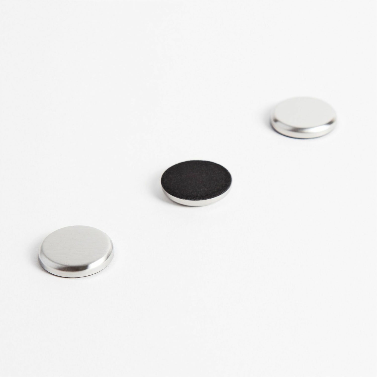 U Brands High Energy Brushed Metal Magnets - 1.3in Diameter - Round - Durable - 1 / Pack - Brushed Metal - Image 6