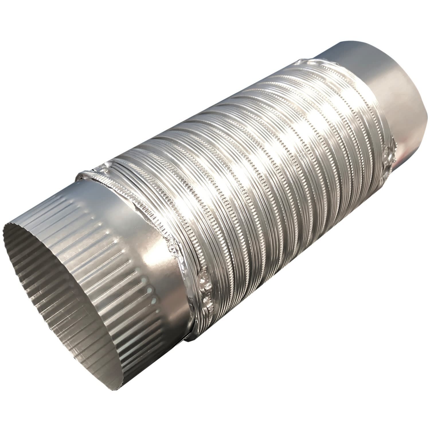 Builders Best 4in x 2ft Semi-Rigid Push-Fit Duct, Silver, BDB111564 - Image 5