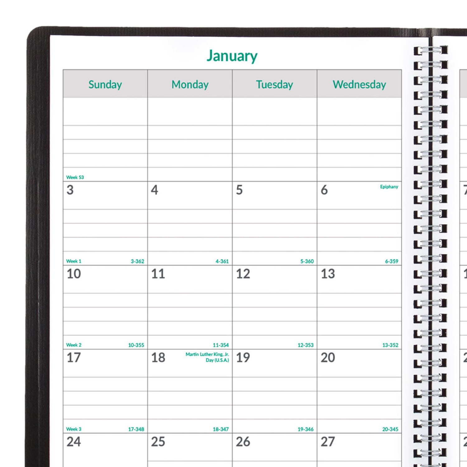2026-2028 Brownline 14-Month EcoLogix Monthly Planner, 11in x 8-1/2in, 100% Recycled, Black, December 2026 To January 2028, CB435W.BLK, Total Qty 1 - Image 5