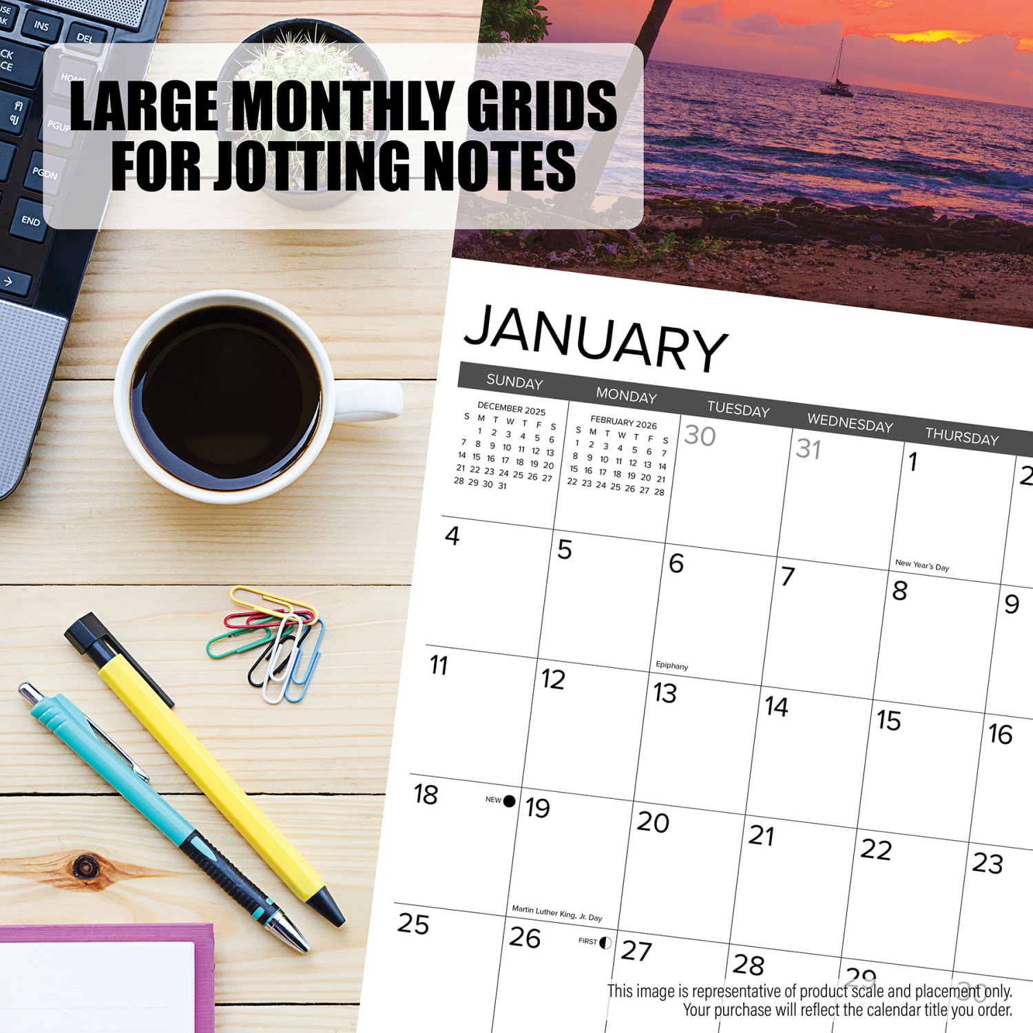 2026 Willow Creek Press Art & Design Monthly Wall Calendar, 12in x 12in, Barns, January To December, 50057 - Image 4