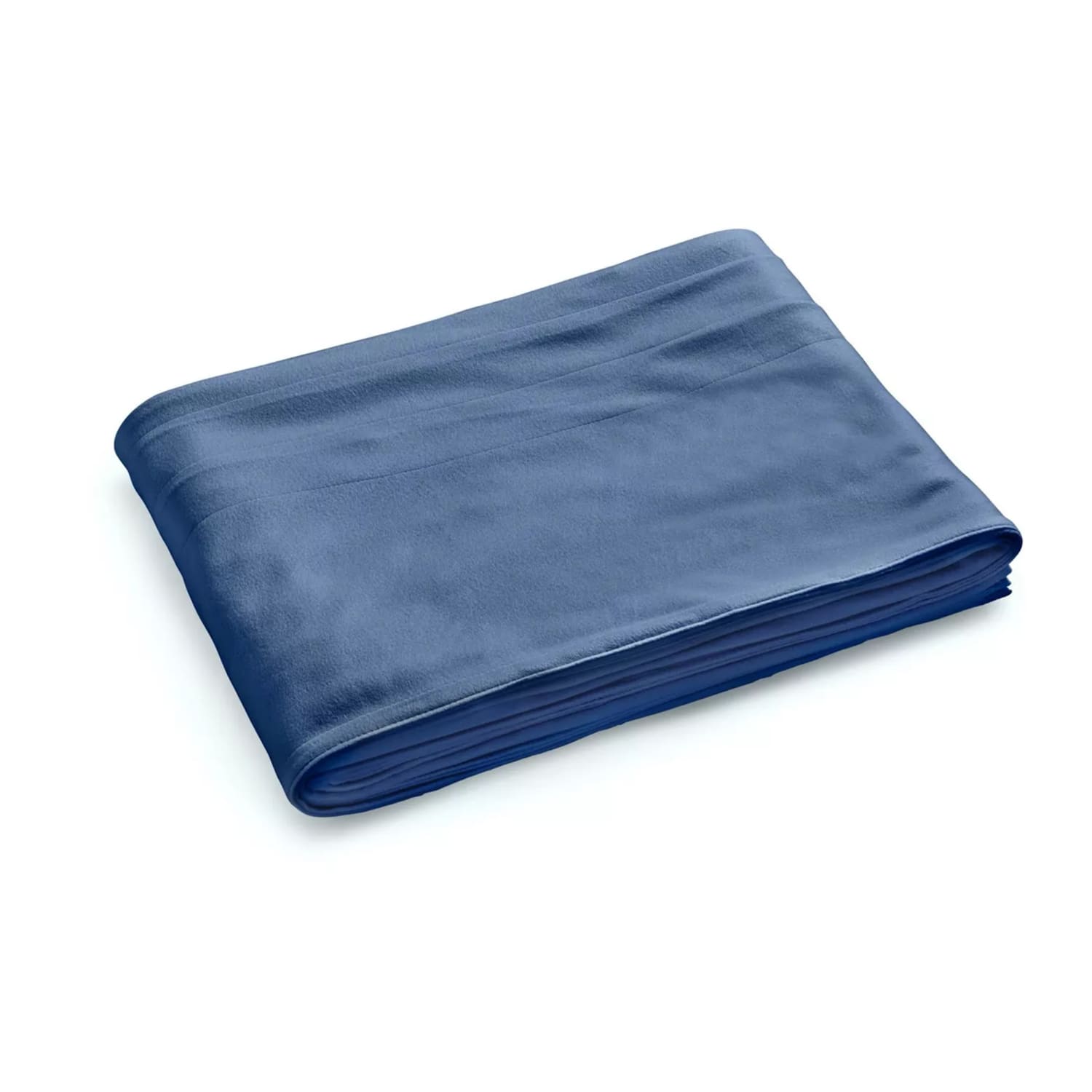 Sunbeam Twin-Size Electric Fleece Heated Blanket, 62in x 84in, Blue - Image 3