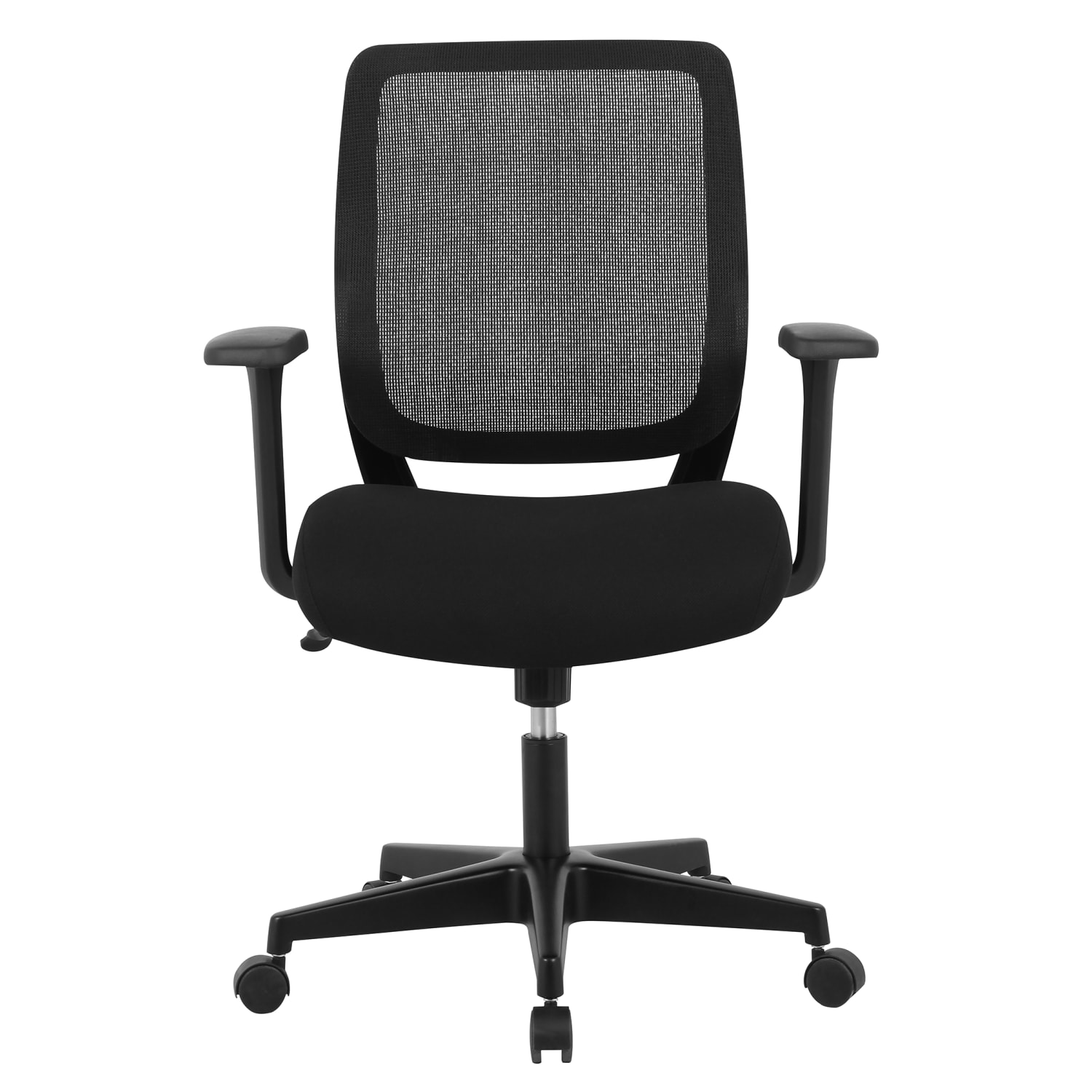 Realspace Sensi Mesh/Fabric Low-Back Task Office Chair, Black, BIFMA Compliant - Image 11