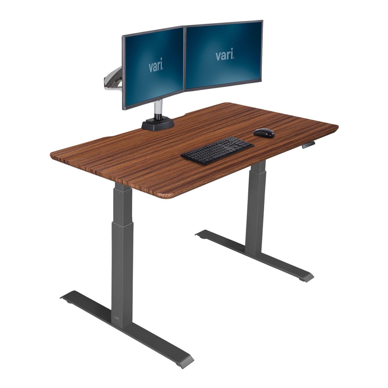 Vari Electric 48inW Standing Desk, Darkwood - Image 3
