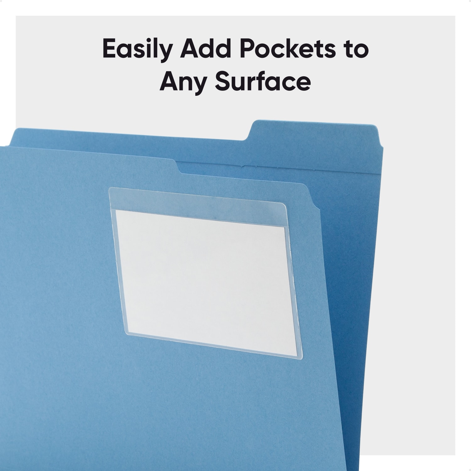 Smead Self-Adhesive Poly Document Pockets, 9in x 5 9/16in, Clear, Box Of 100 - Image 5