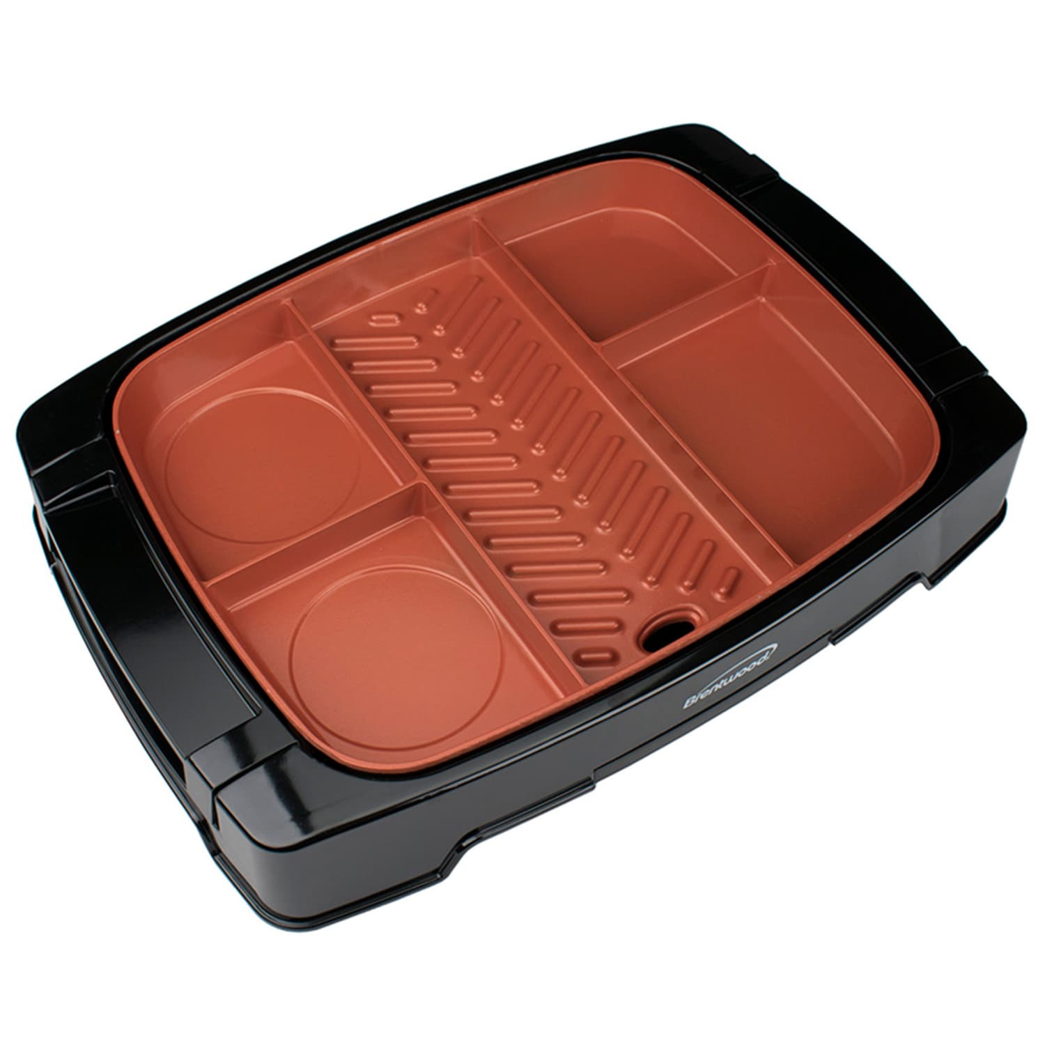 Brentwood Multi-Portion Electric Indoor Grill, 2-1/2inH x 10-1/2inW x 15inD, Copper - Image 5