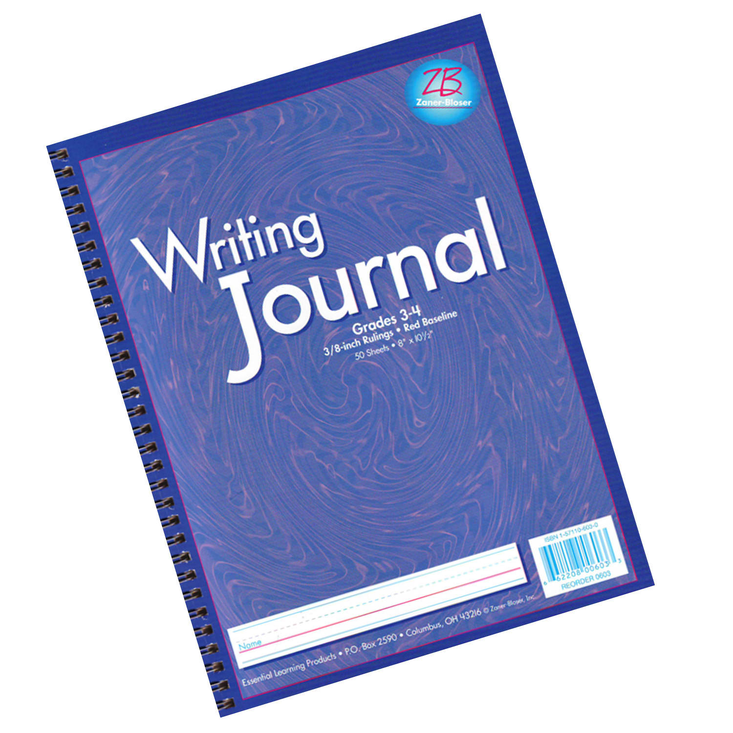 Pacon Zaner-Bloser My Writing Journals, 8in x 10-1/2in, Purple, Grade 3 To 4, Pack Of 6 Journals - Image 4