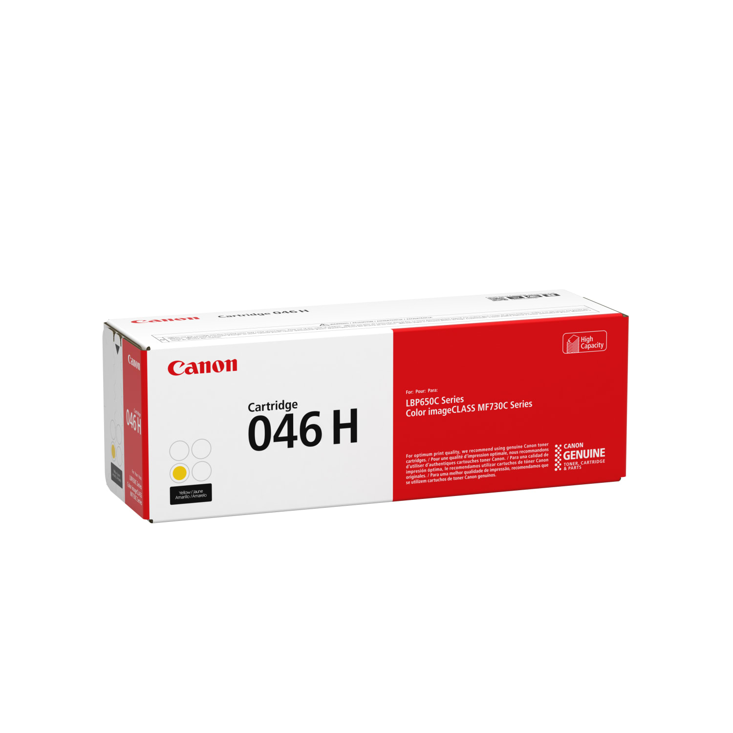 Canon 046H Yellow High Yield Toner Cartridge, 1251C001 - Image 4