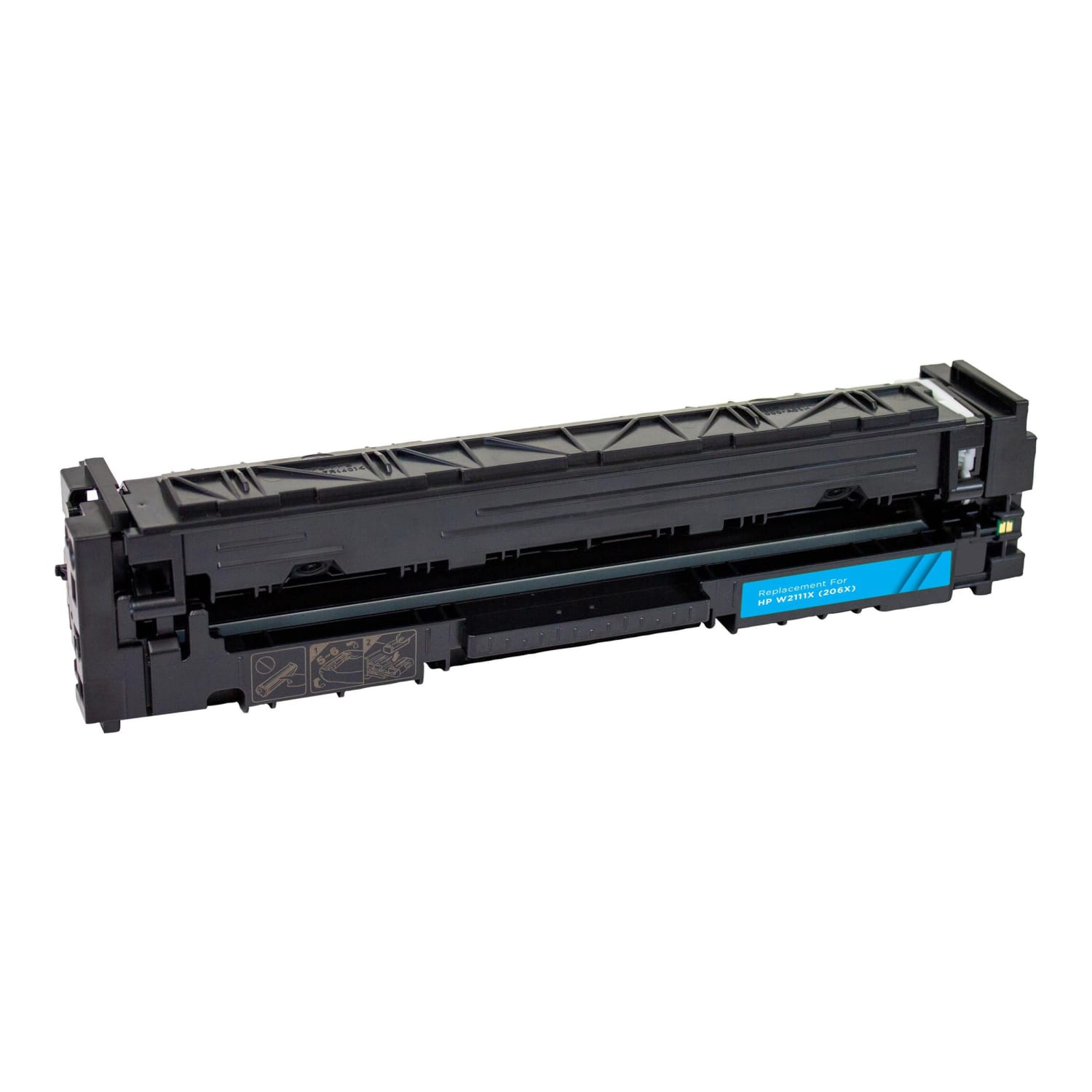 Office Depot Remanufactured Cyan High Yield Toner Cartridge Replacement For HP 206X, OD206XC - Image 3