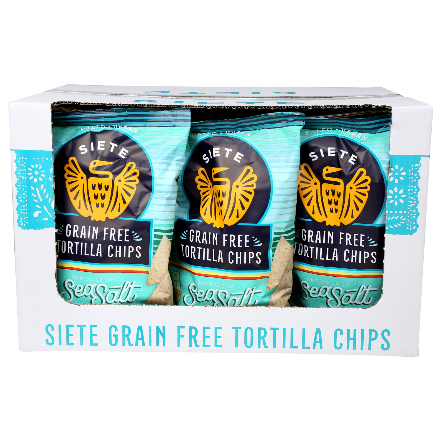 Siete Tortilla Chips, Sea Salt, 5 Oz, Total Qty 12 - Image 5