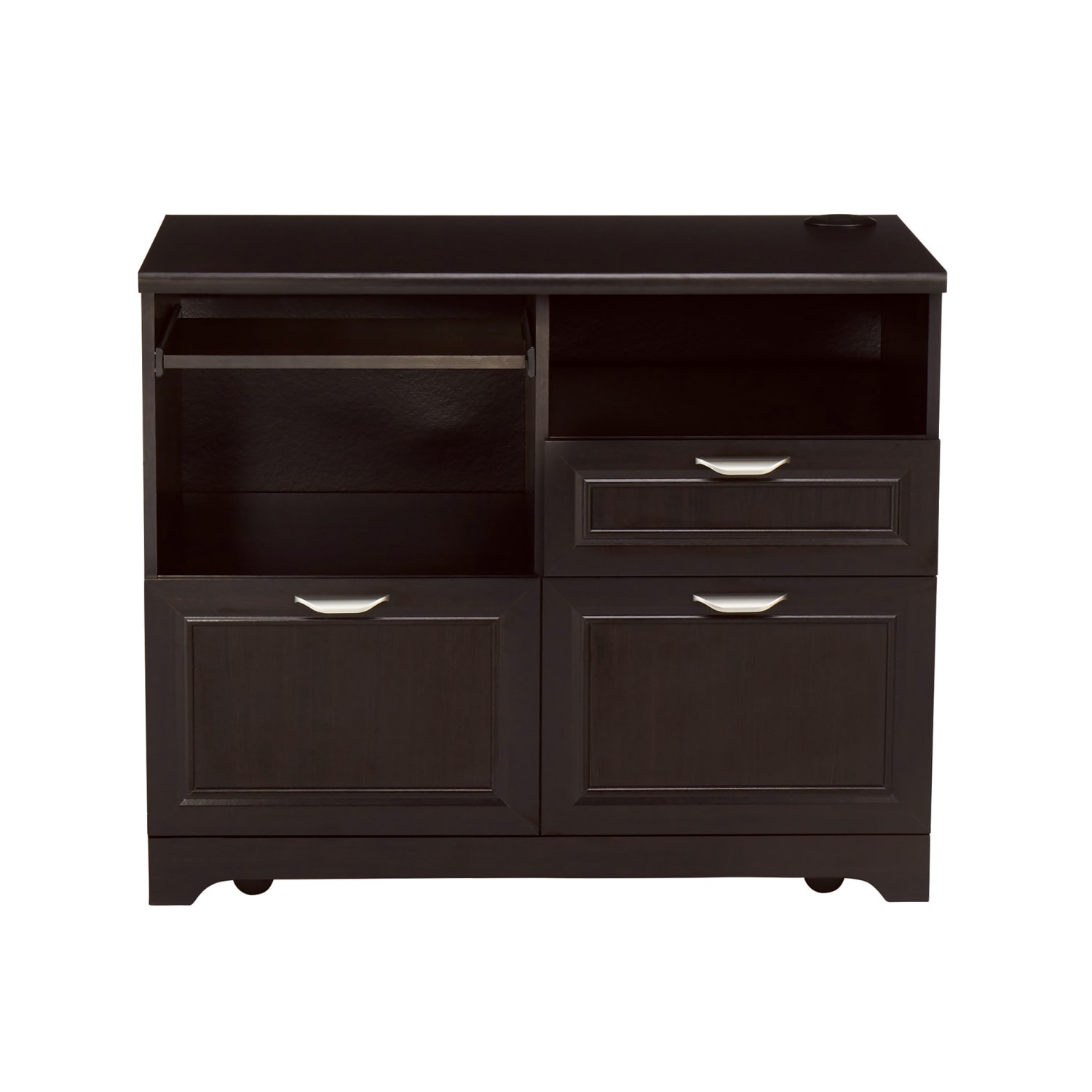 Realspace® Magellan 30"H x 36-5/16"W x 21-1/8"D Tech Station Printer Stand 2.0, Blonde Ash - Image 7
