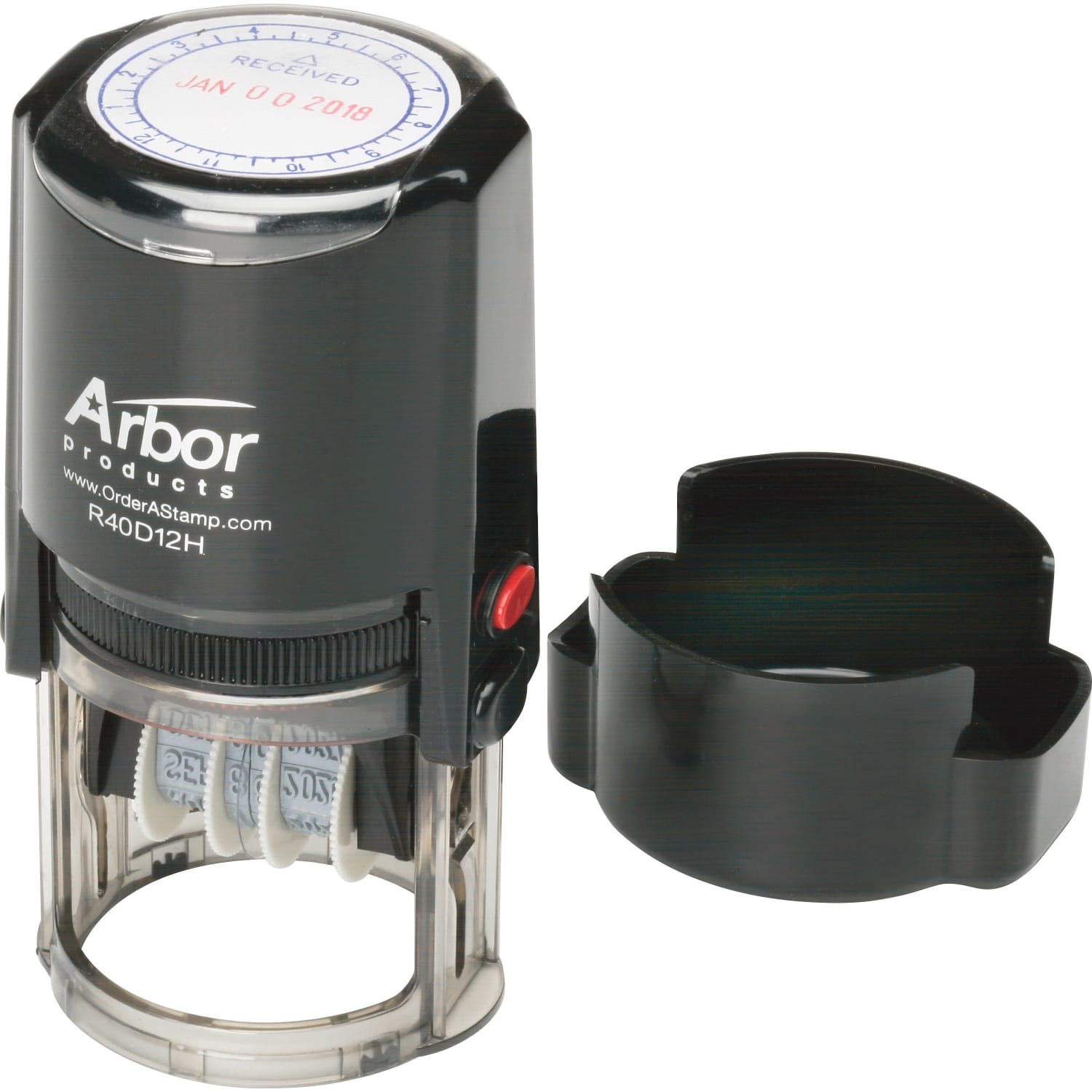 SKILCRAFT Self-Inking Received Time/Date Stamp (AbilityOne 7520-01-207-4188) - Image 3