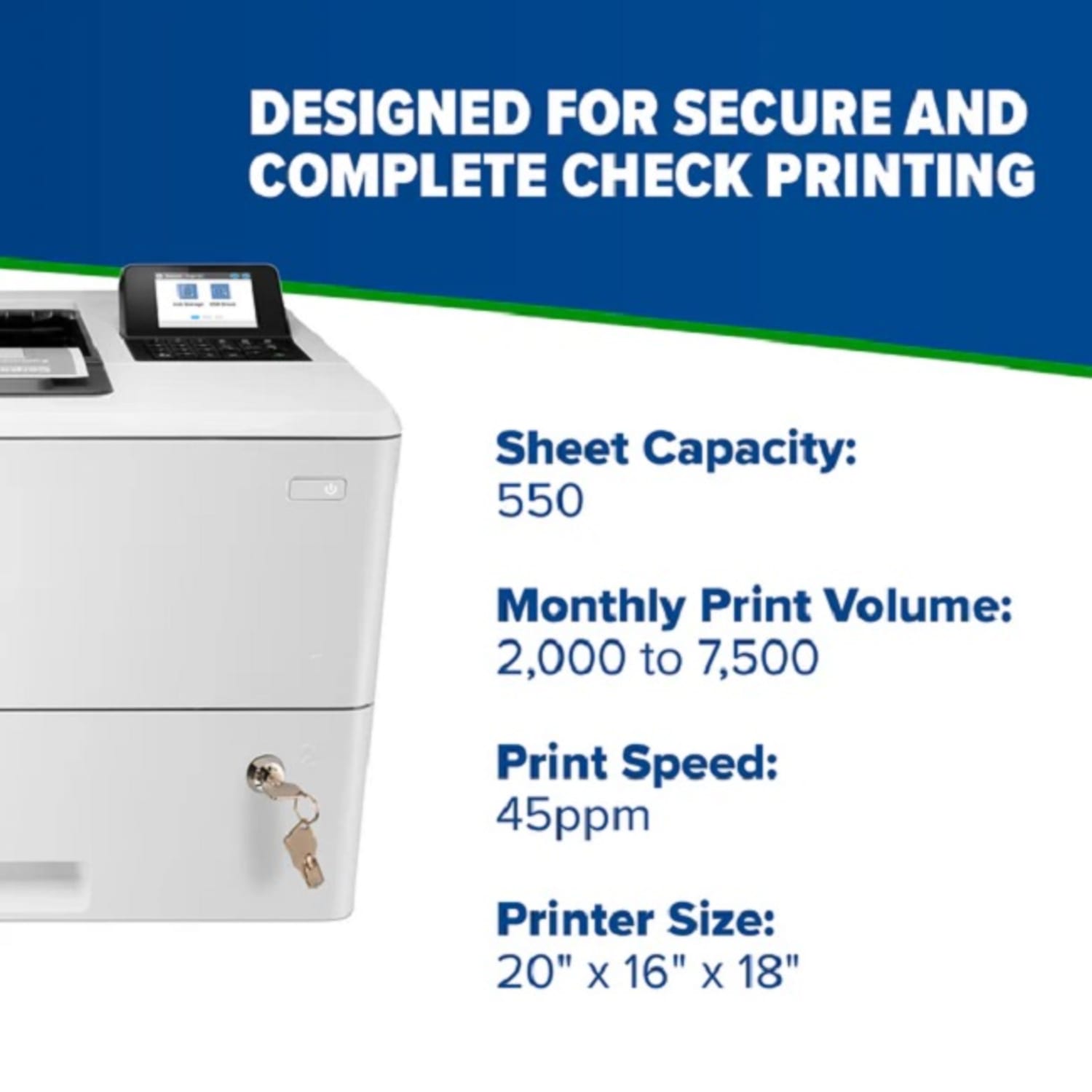 TROY M507DN MICR Laser Monochrome Printer For Check Printing, 01507EDM111 - Image 4