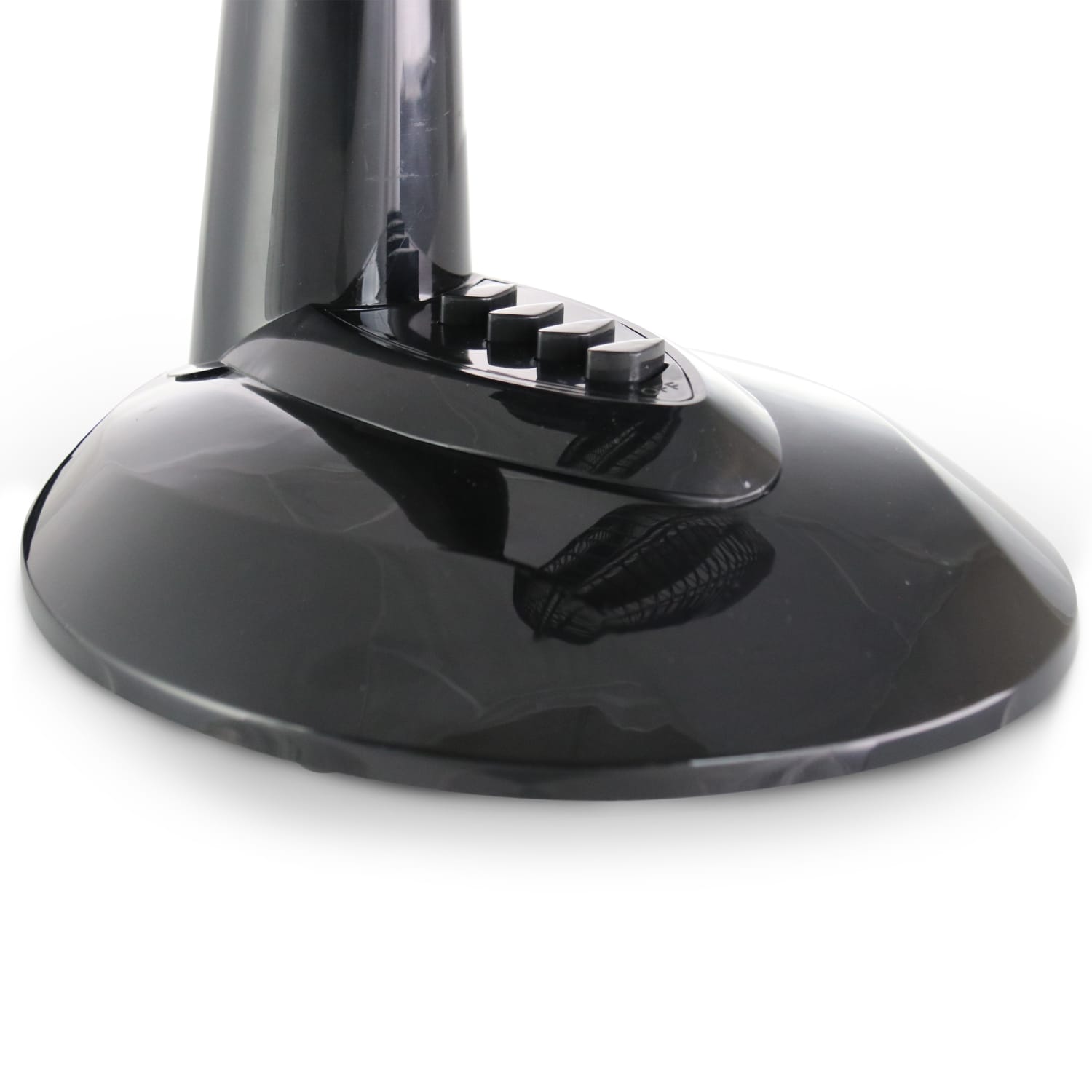 Impress Oscillating 3-Speed Table Fan, 10inH x 12inW x 12inD, Black - Image 5