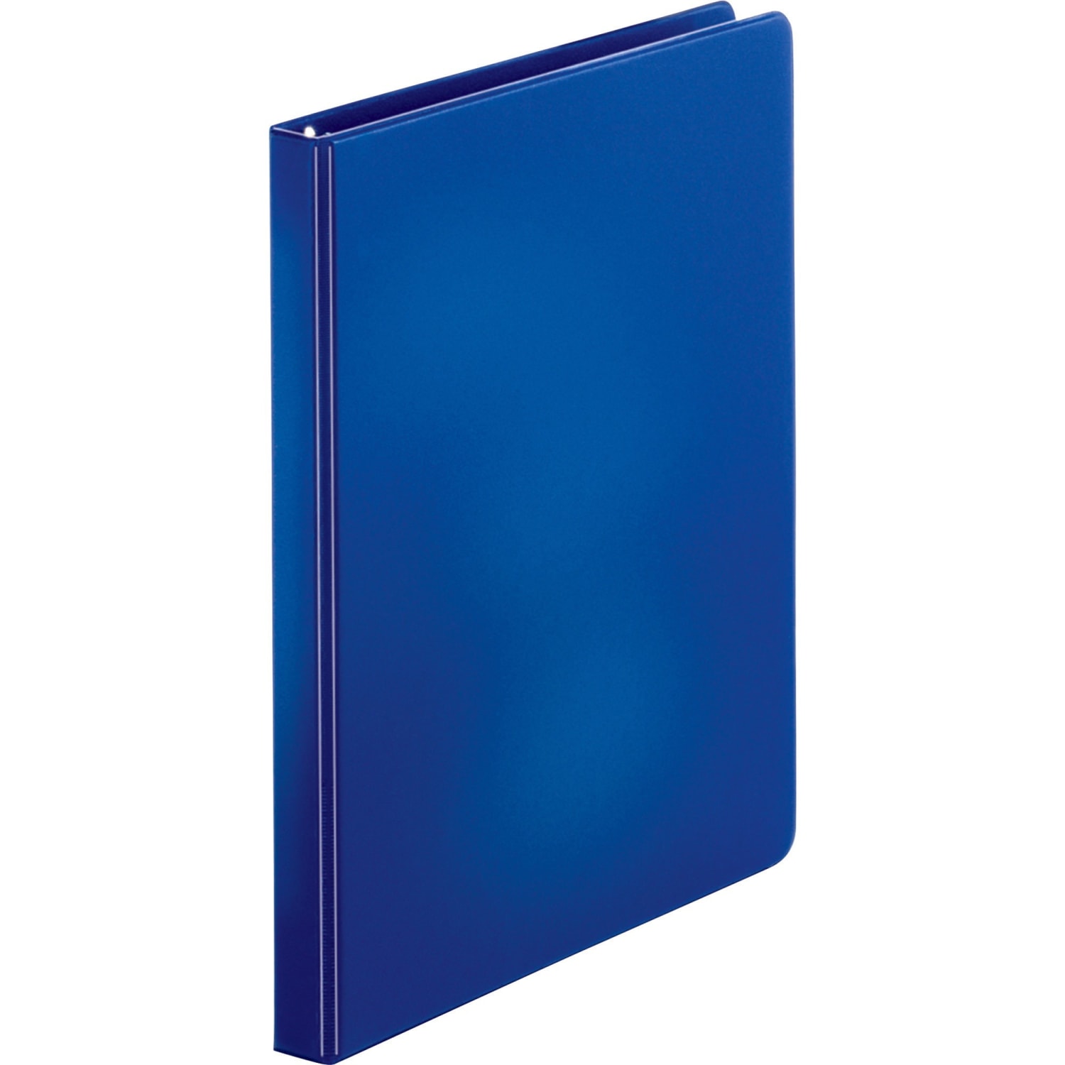 Business Source Basic Round Ring Binders, 1/2in Ring, 8 1/2in x 11in, Dark Blue, Pack Of 4 - Image 3