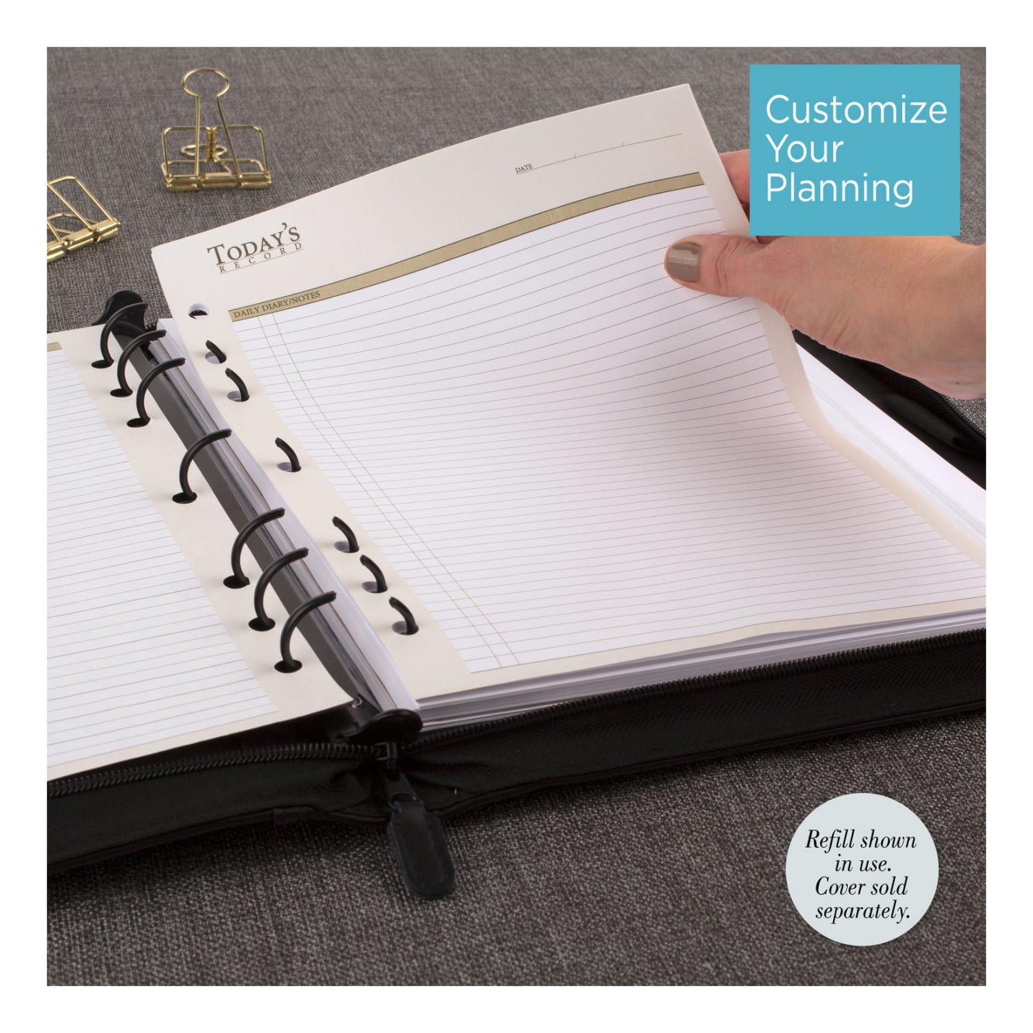 AT-A-GLANCE 2-Month Daily Planner Calendar Refill, 8-1/2in x 11in, White, 038-2 - Image 4