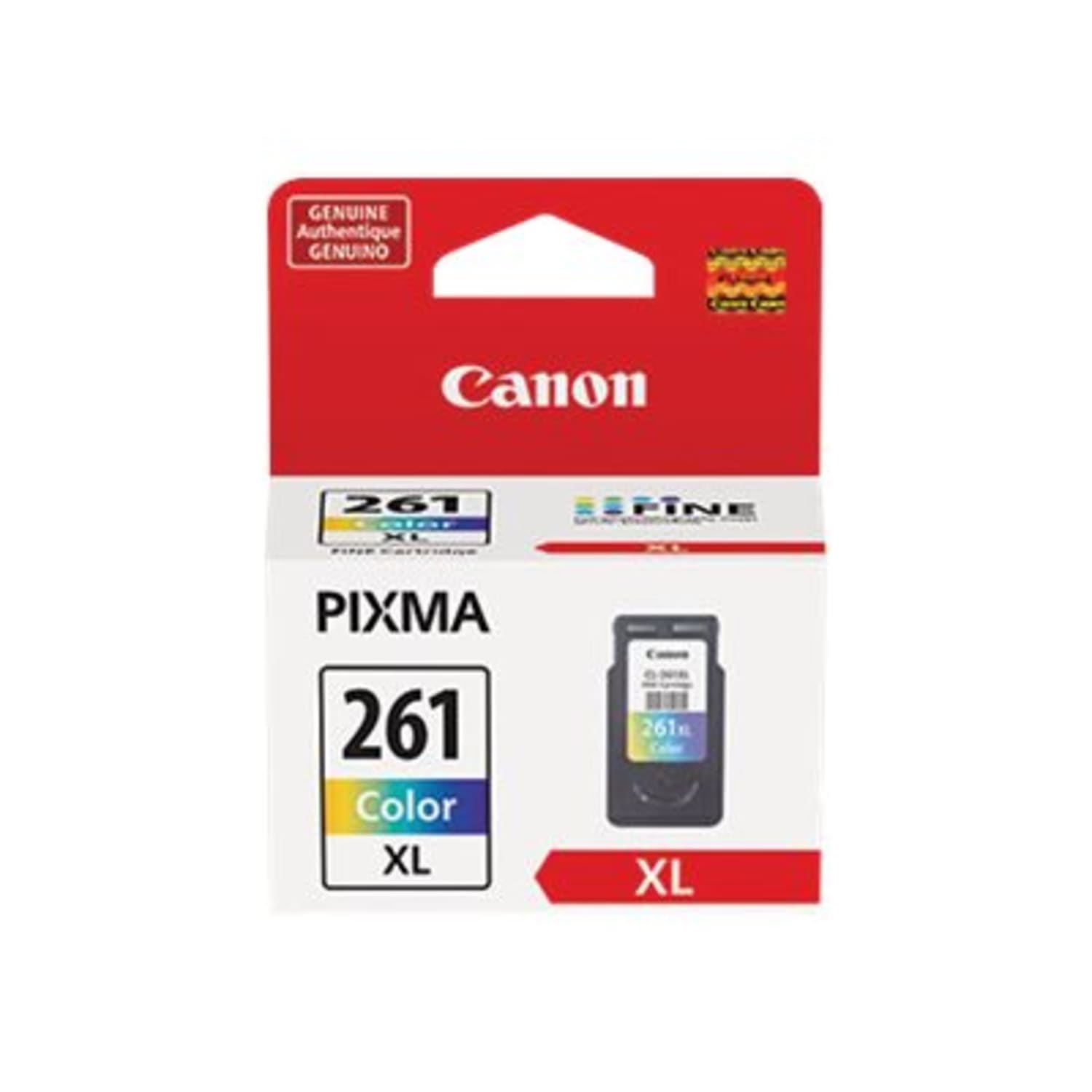 Canon CL-261XL Tri-Color High-Yield Ink Cartridge, 3724C001 - Image 3