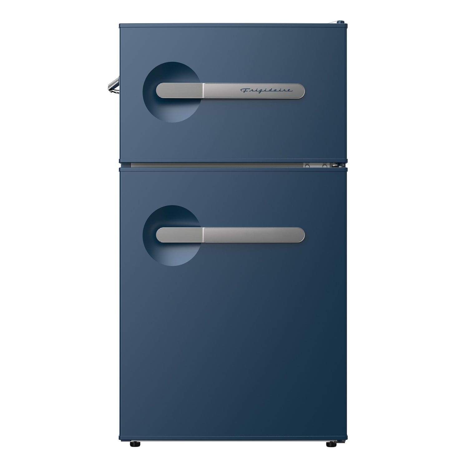 Frigidaire 3.1-cu. ft. 2-Door Retro Bar Refrigerator with Side Bottle Opener, Azure - Image 3