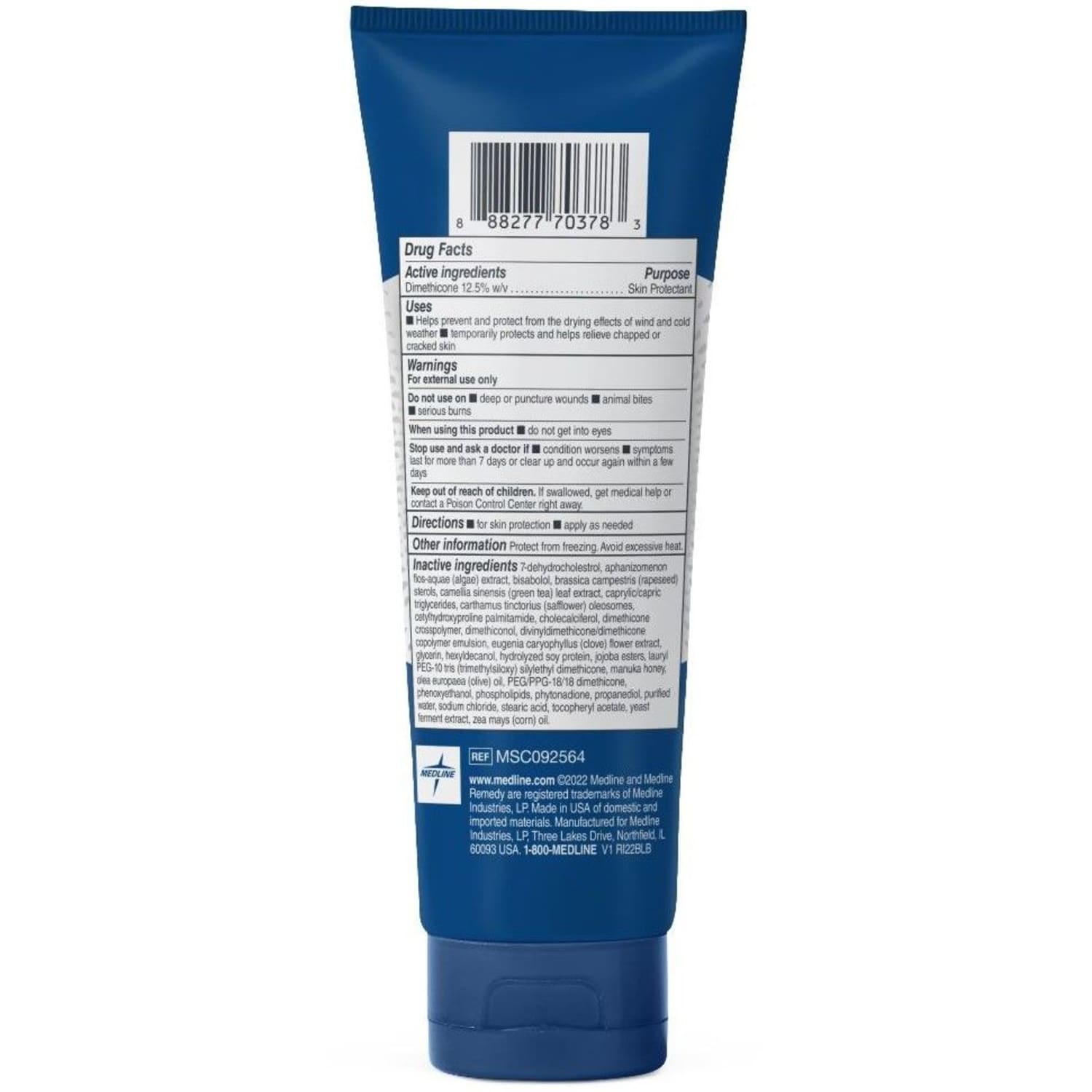 Medline Remedy Specialized Silicone Skin Cream Tubes, 4 Oz, Case Of 12 Tubes - Image 3