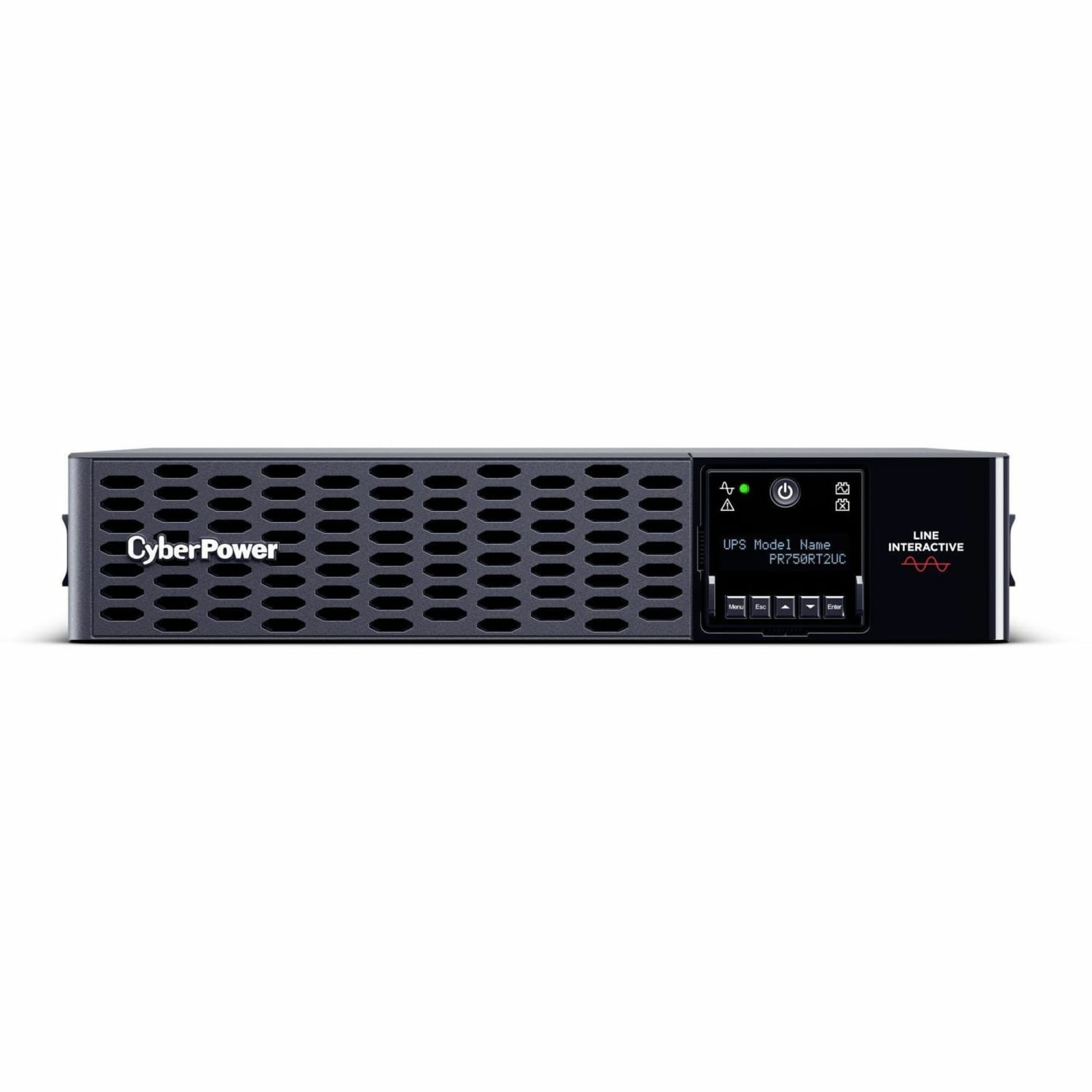 CyberPower Smart App Sinewave PR750RT2UC 750VA Rack/Tower UPS - 2U Rack/Tower - AVR - 3 Hour Recharge - PR750RT2UC - Image 3