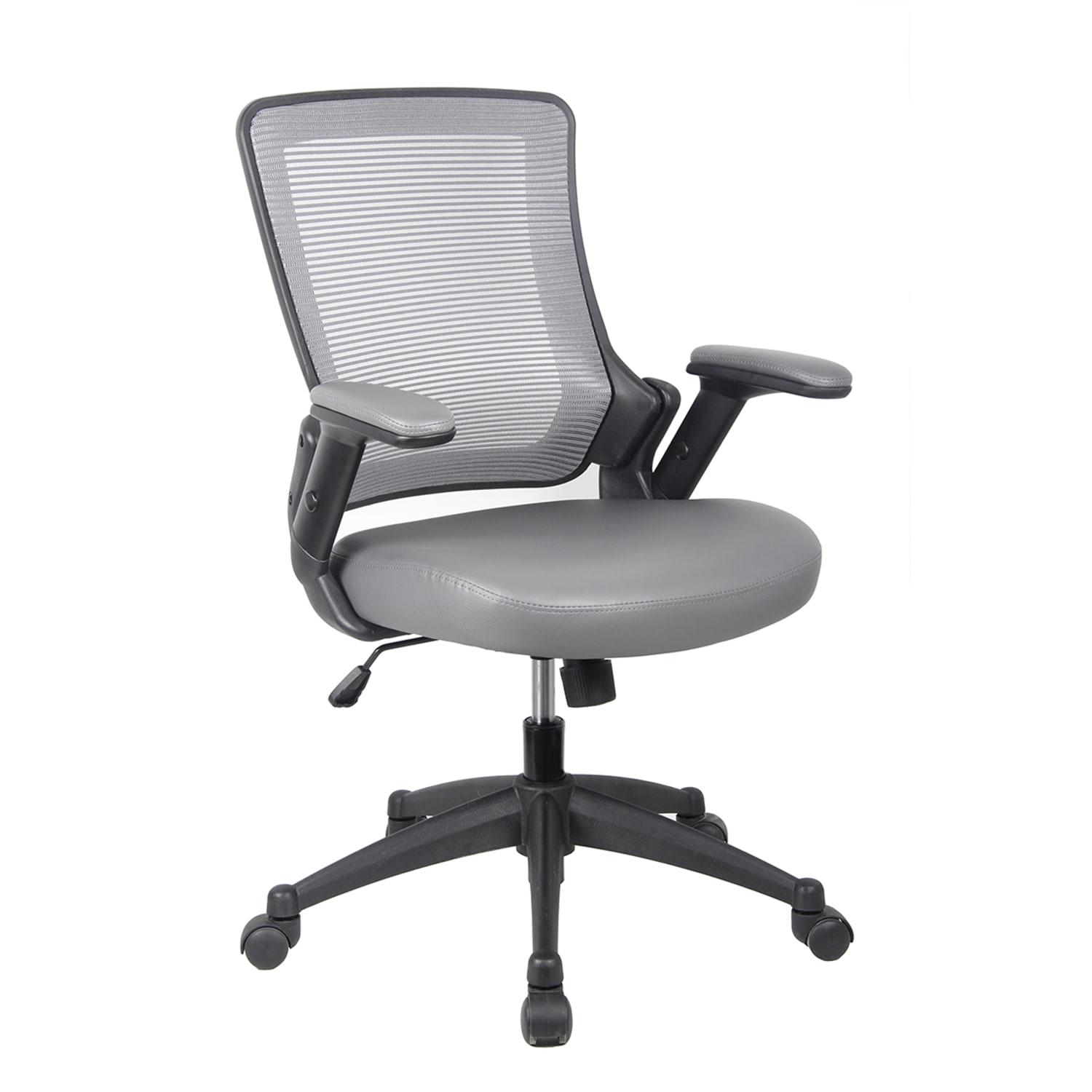 Techni Mobili Ergonomic Mesh Mid-Back Task Chair, Gray
