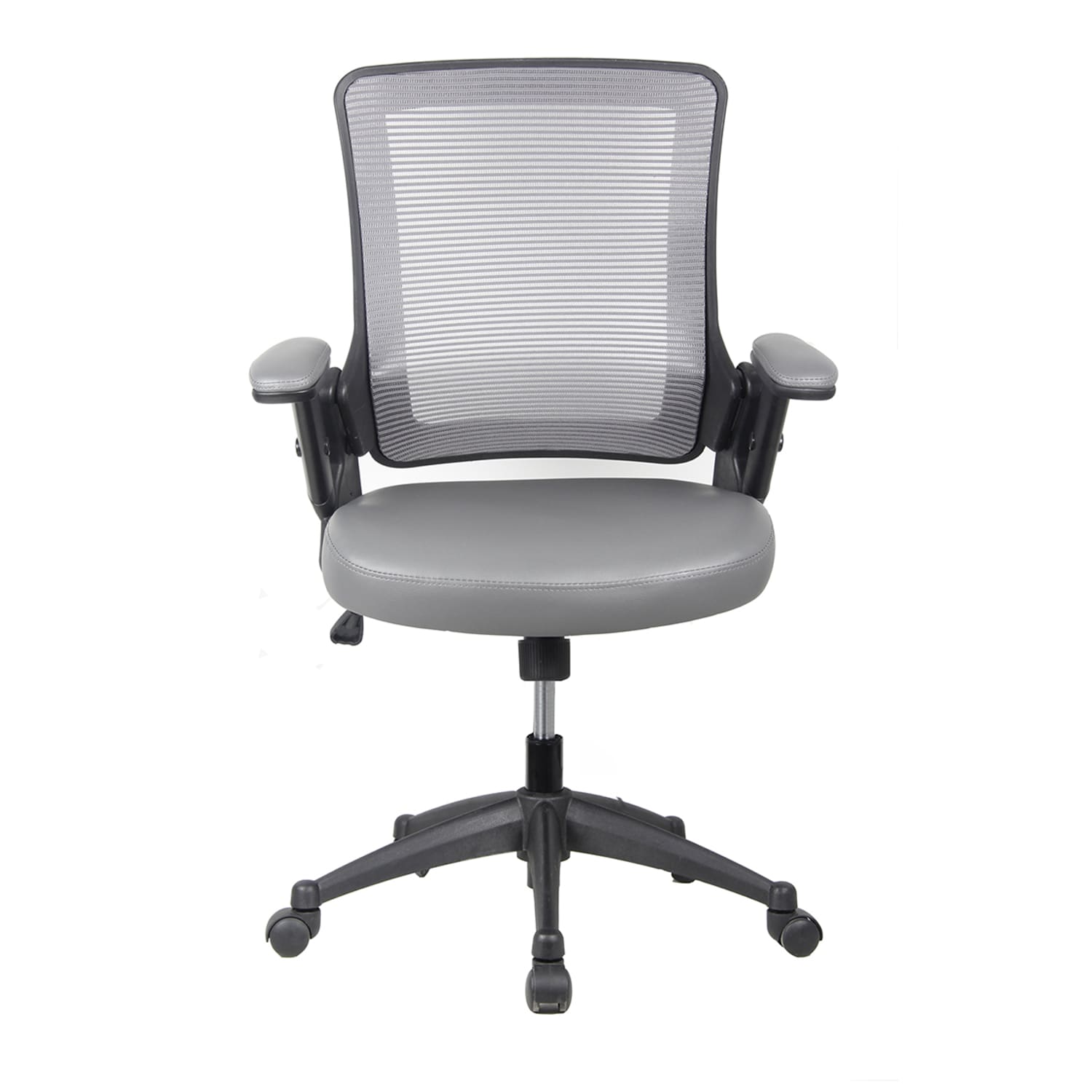 Techni Mobili Ergonomic Mesh Mid-Back Task Chair, Gray - Image 6
