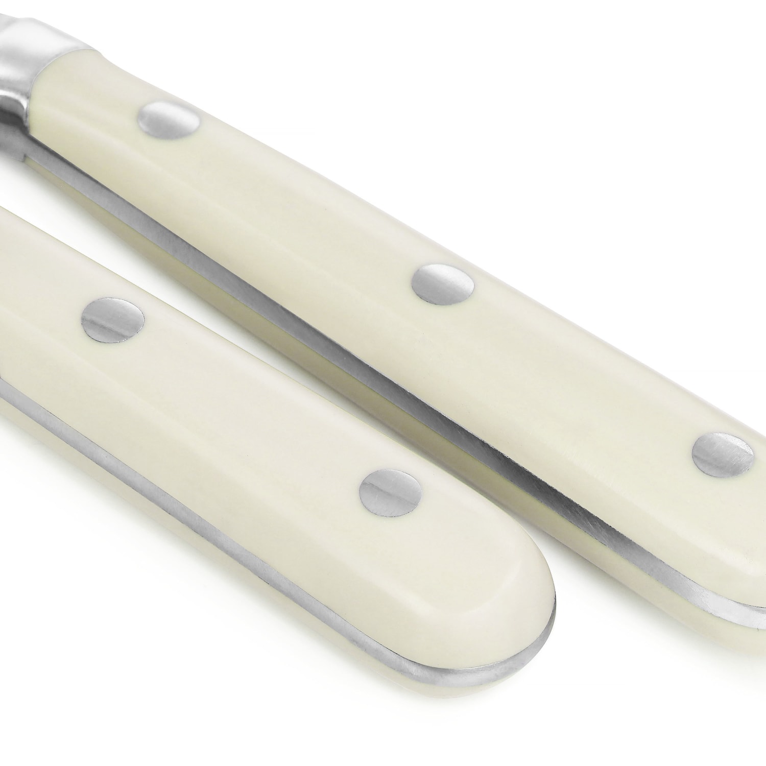 Martha Stewart Stainless Steel 2-Piece Cutlery Set, Cream - Image 4