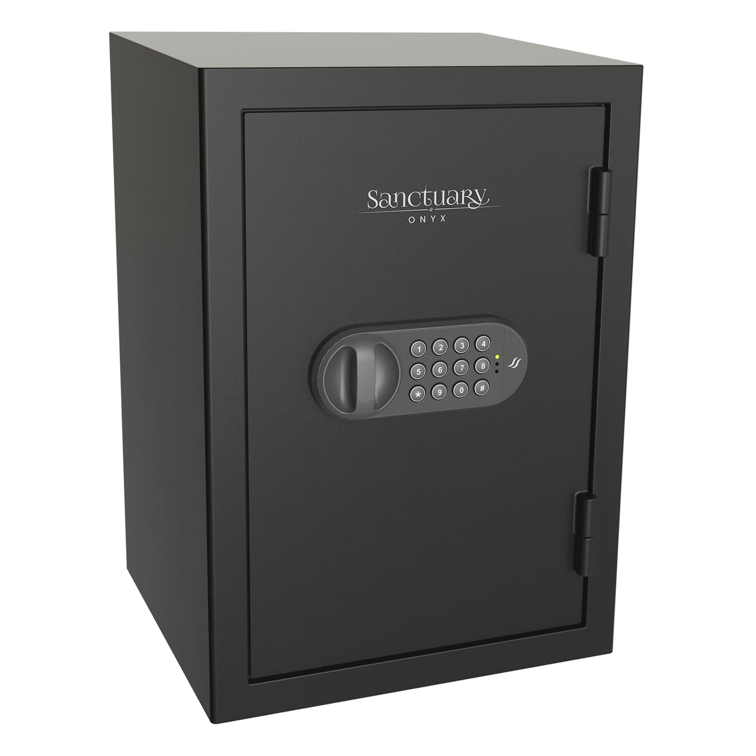Sanctuary Onyx Fireproof Home And Office Safe With Electronic Lock, 1.34 Cu. Ft. Capacity, Matte Black