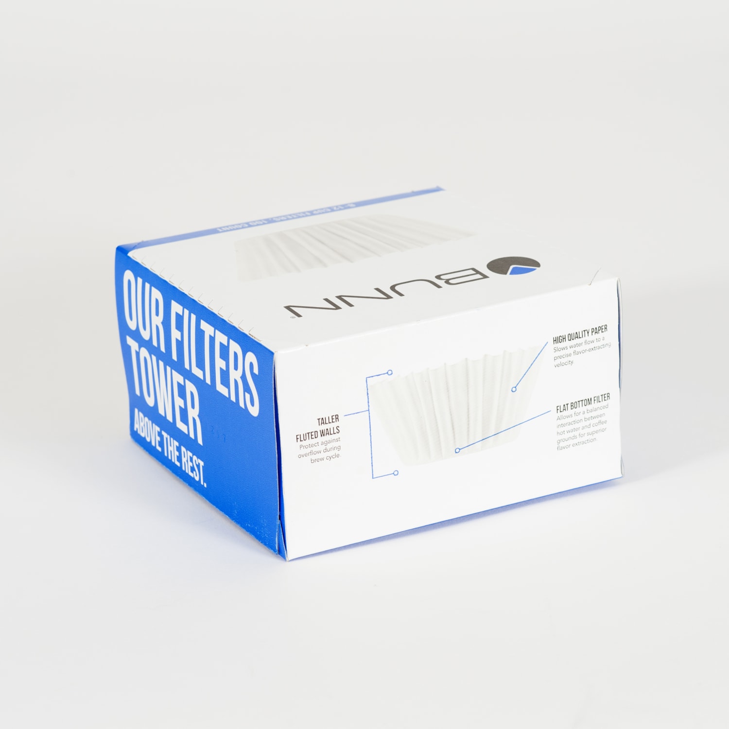 BUNN 8-12 Cup Home Coffee Filters, White, Pack Of 1,200 Filters - Image 4
