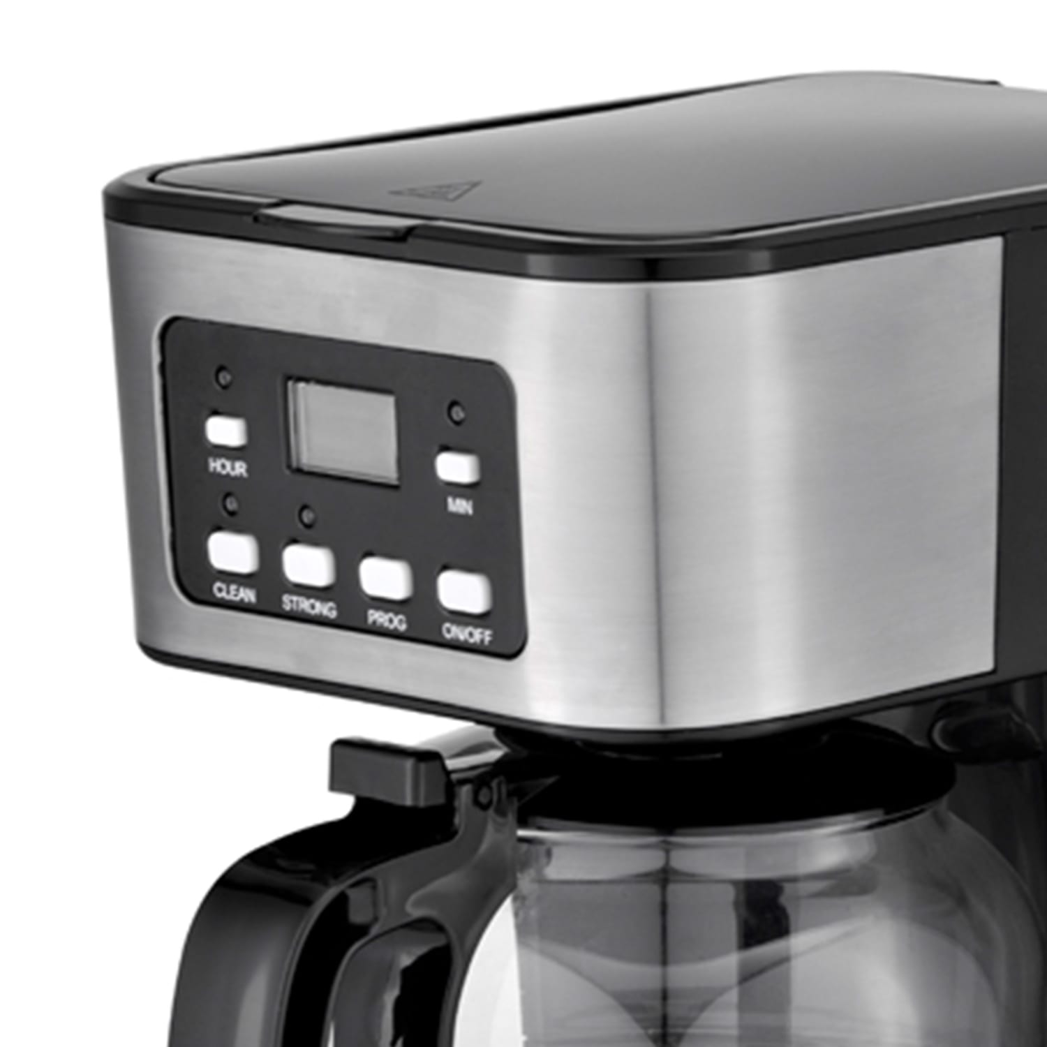 Brentwood 12-Cup Programmable Digital Coffee Maker, Black - Image 3