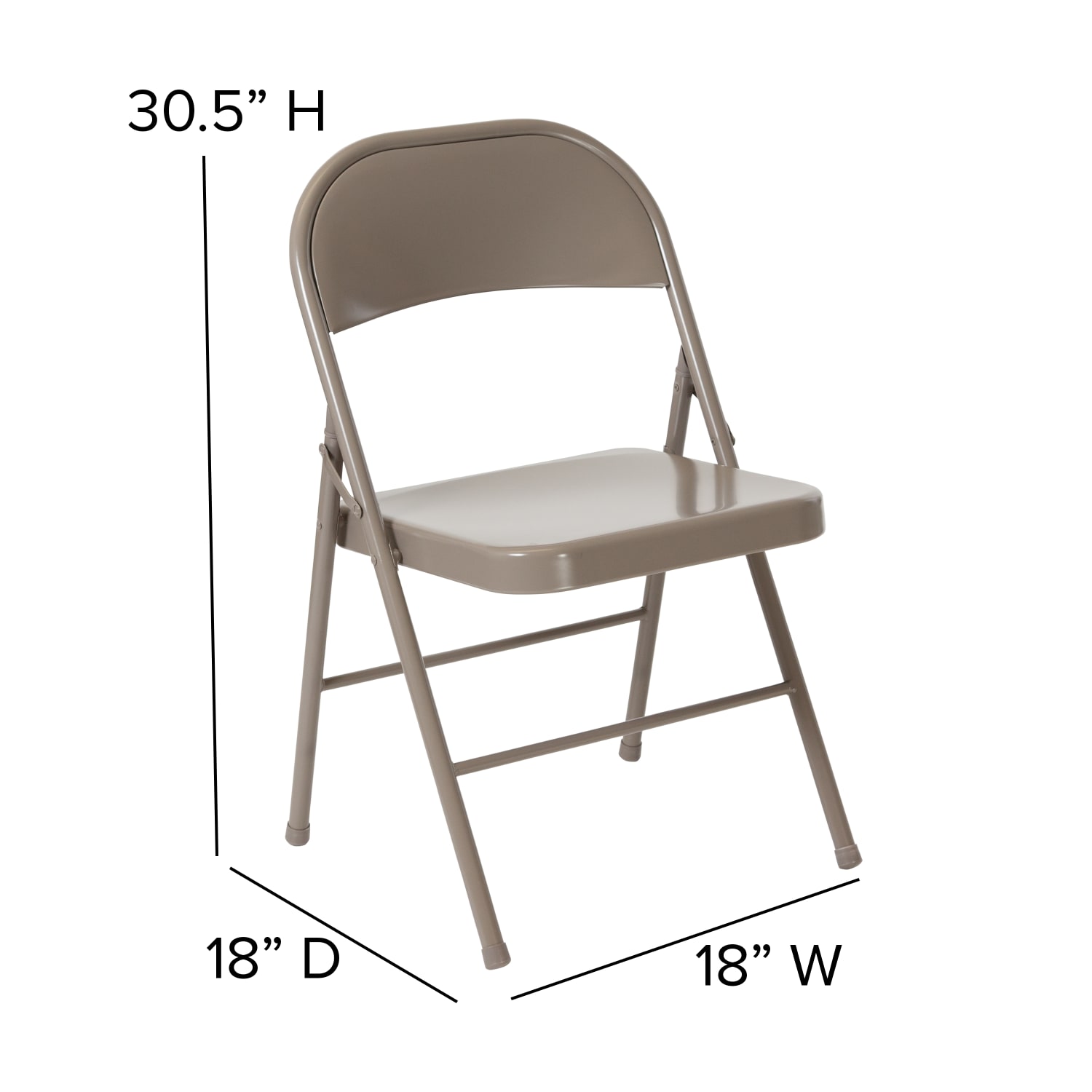 Flash Furniture HERCULES Metal DoubleBraced Folding Chair Gray PopularChairscom Flash Furniture HERCULES Metal Double Braced Folding Chair Gray PopularChairscom
