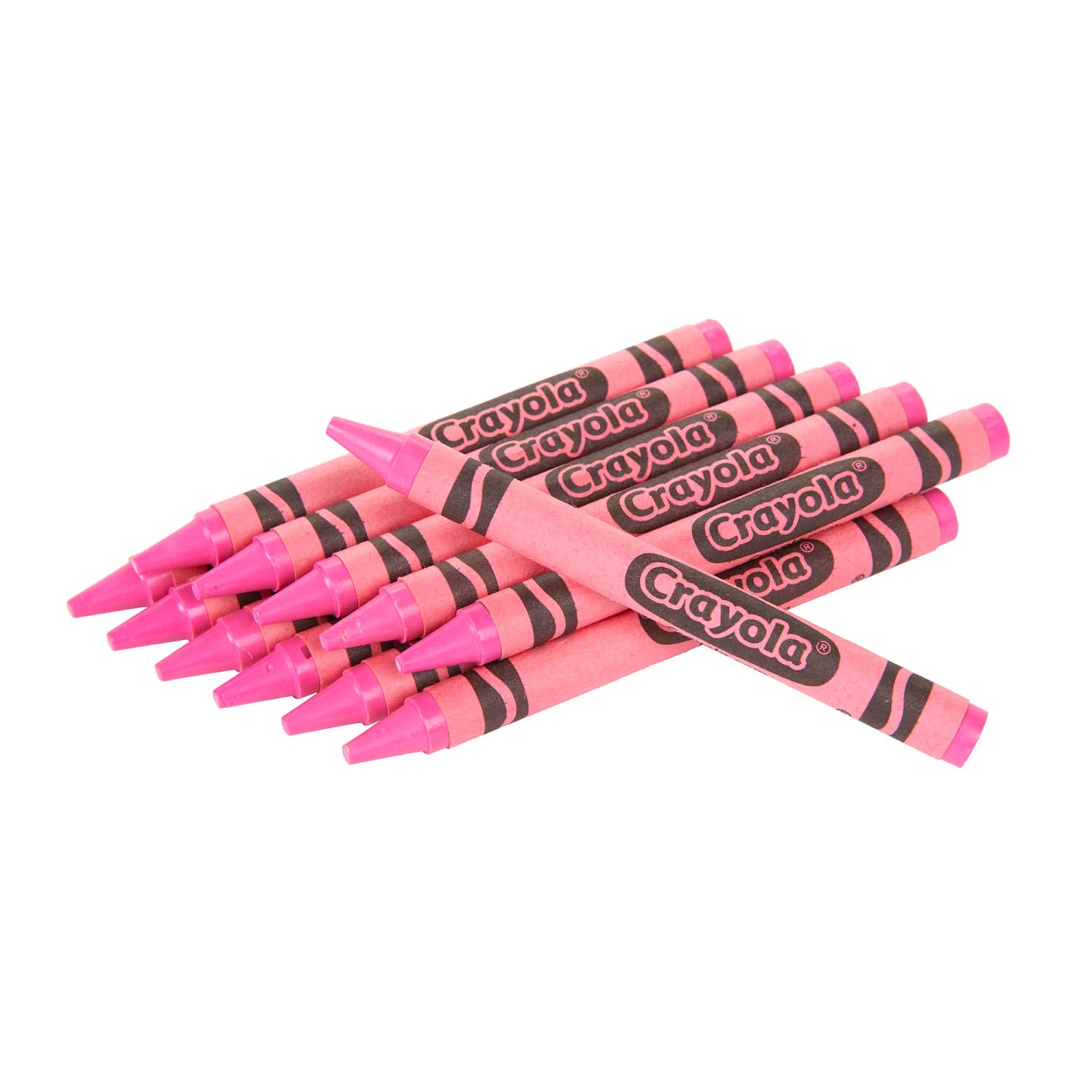 Crayola Bulk Crayons, Regular Size, Carnation Pink, 12 Per Pack, Set Of 6 Packs - Image 5