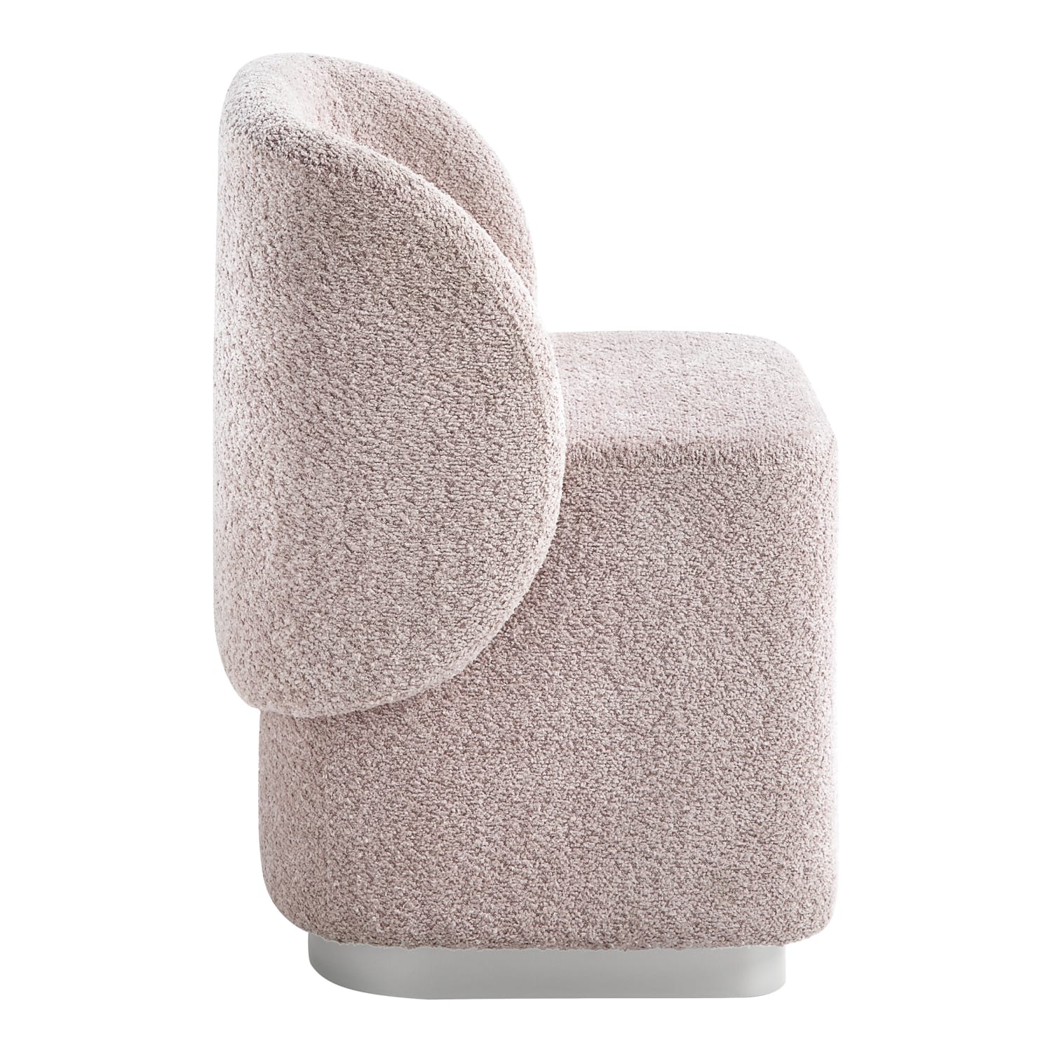 Office Star Cady Fabric Vanity Accent Chair, Dusty Rose - Image 3