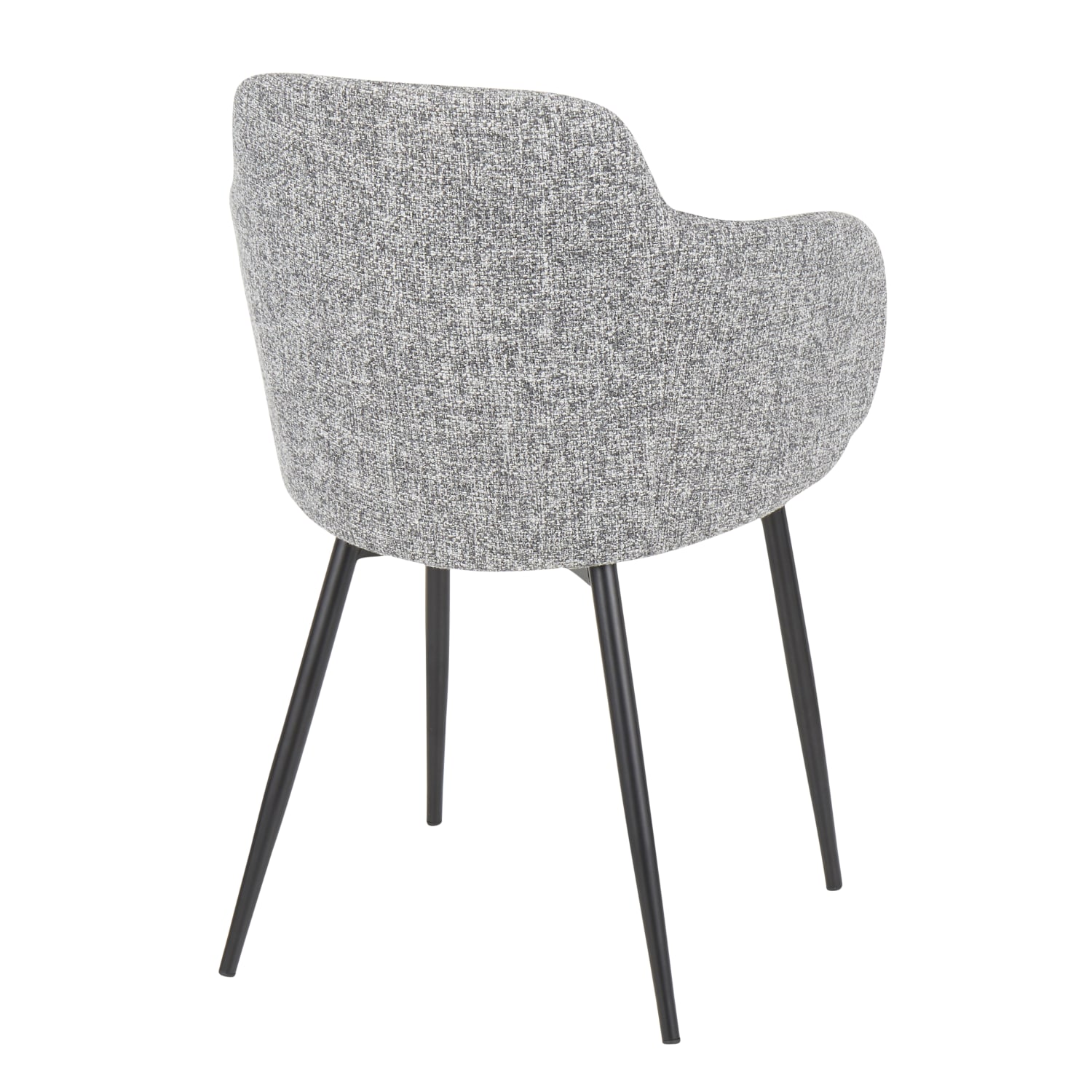 LumiSource Boyne Chair, Black/Gray - Image 4