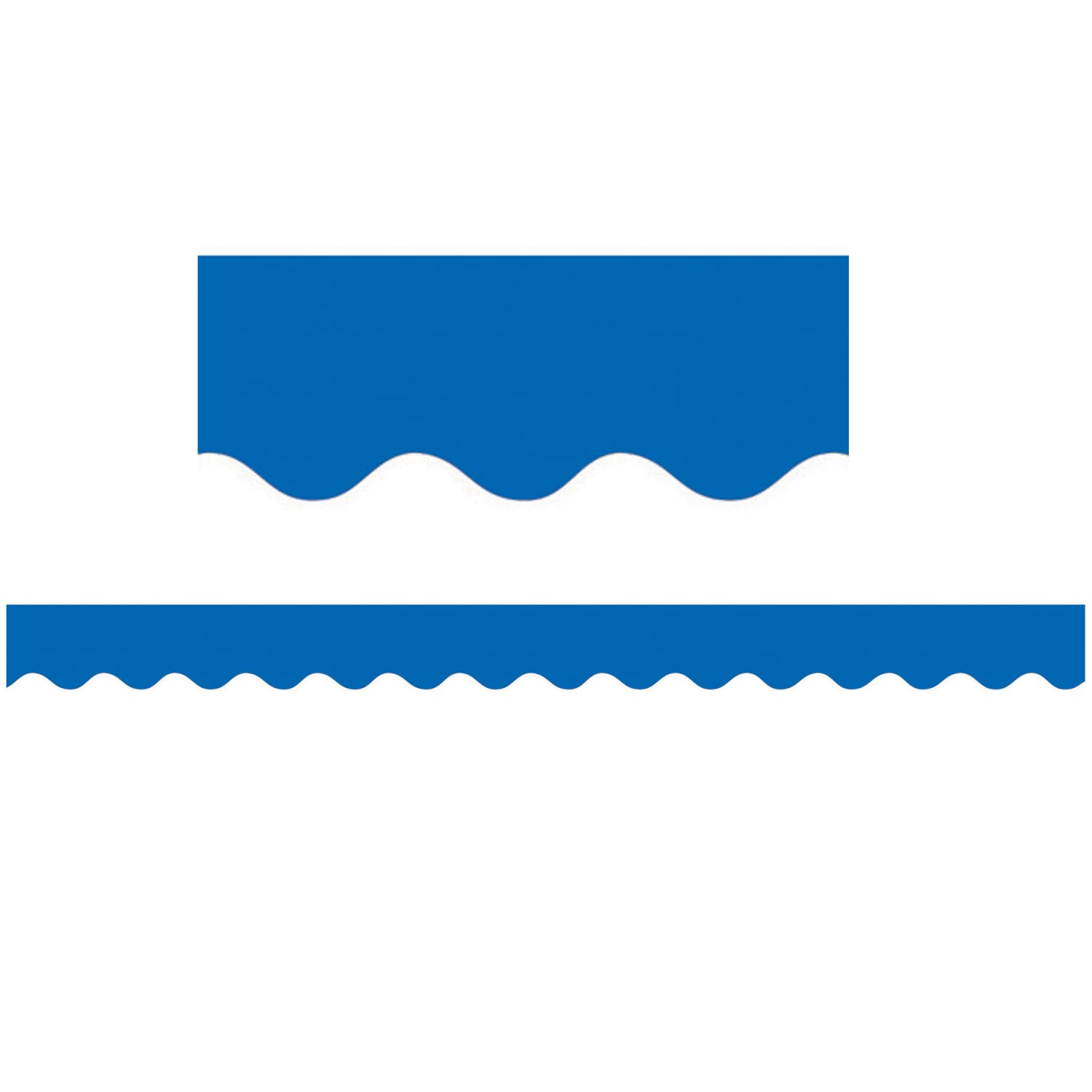 Teacher Created Resources Scalloped Border Trim Packs, 35', Blue, Set Of 6 Packs - Image 3