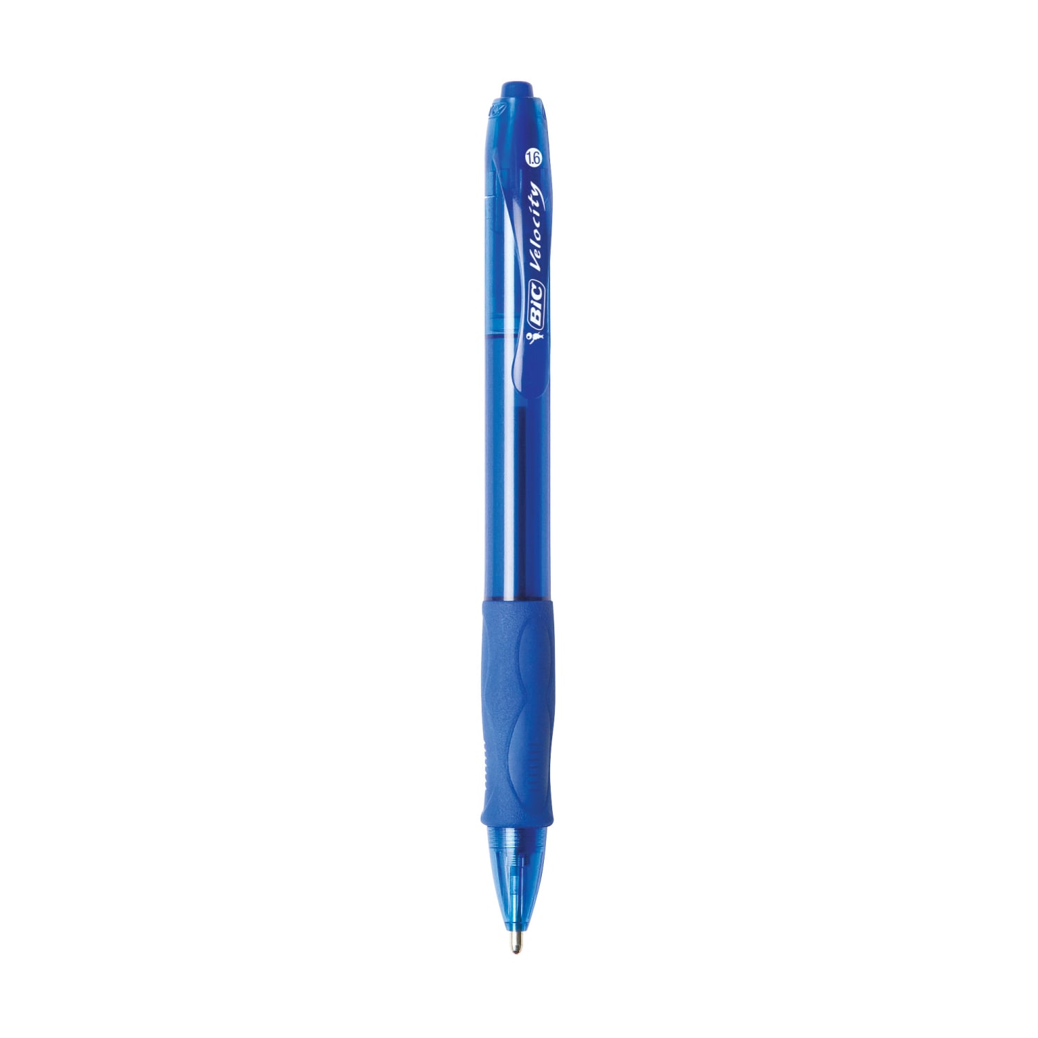 BIC Glide Bold Ballpoint Pens, Bold Point, 1.6 mm, Translucent Barrel, Blue Ink, Pack Of 36 - Image 5