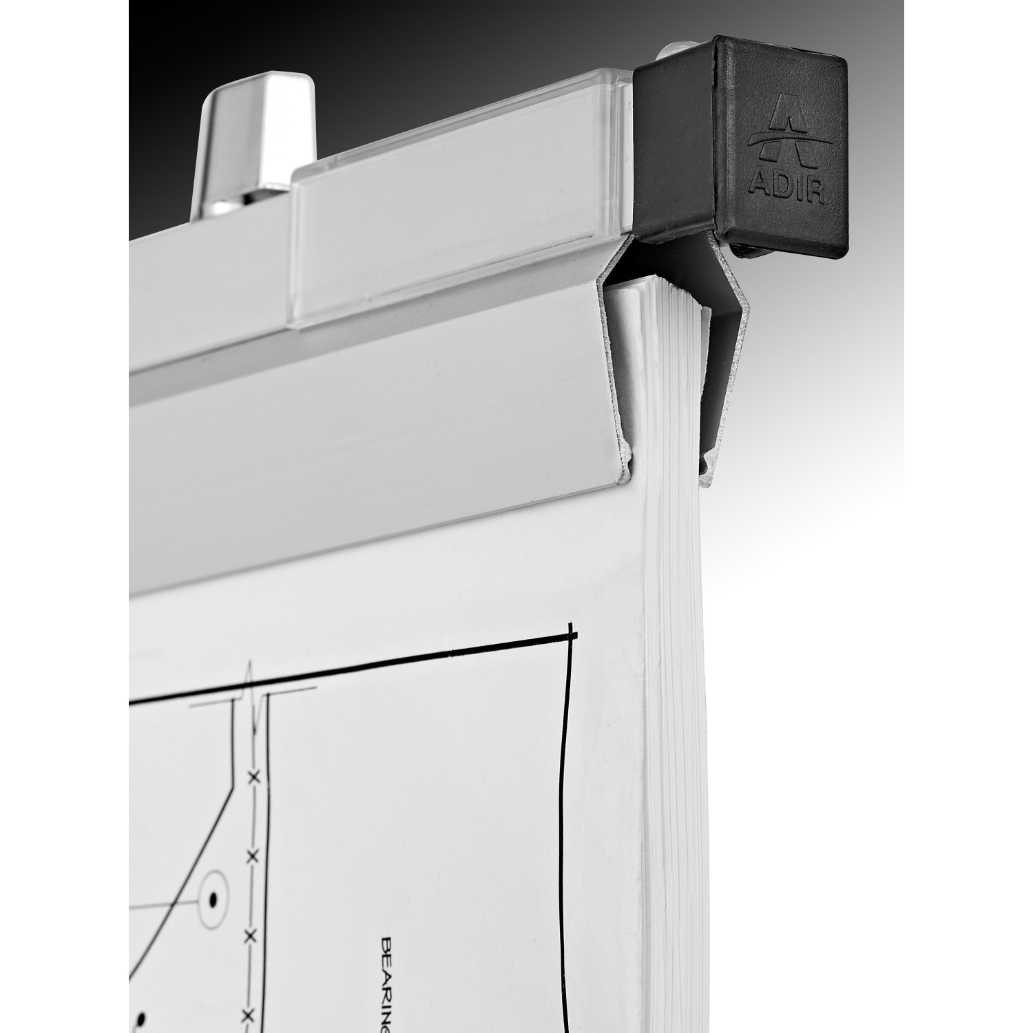 Alpine Aluminum AdirOffice 36in Hanging Clamps, 2-9/16in x 37-5/8in, Silver, Pack Of 6 Clamps - Image 5