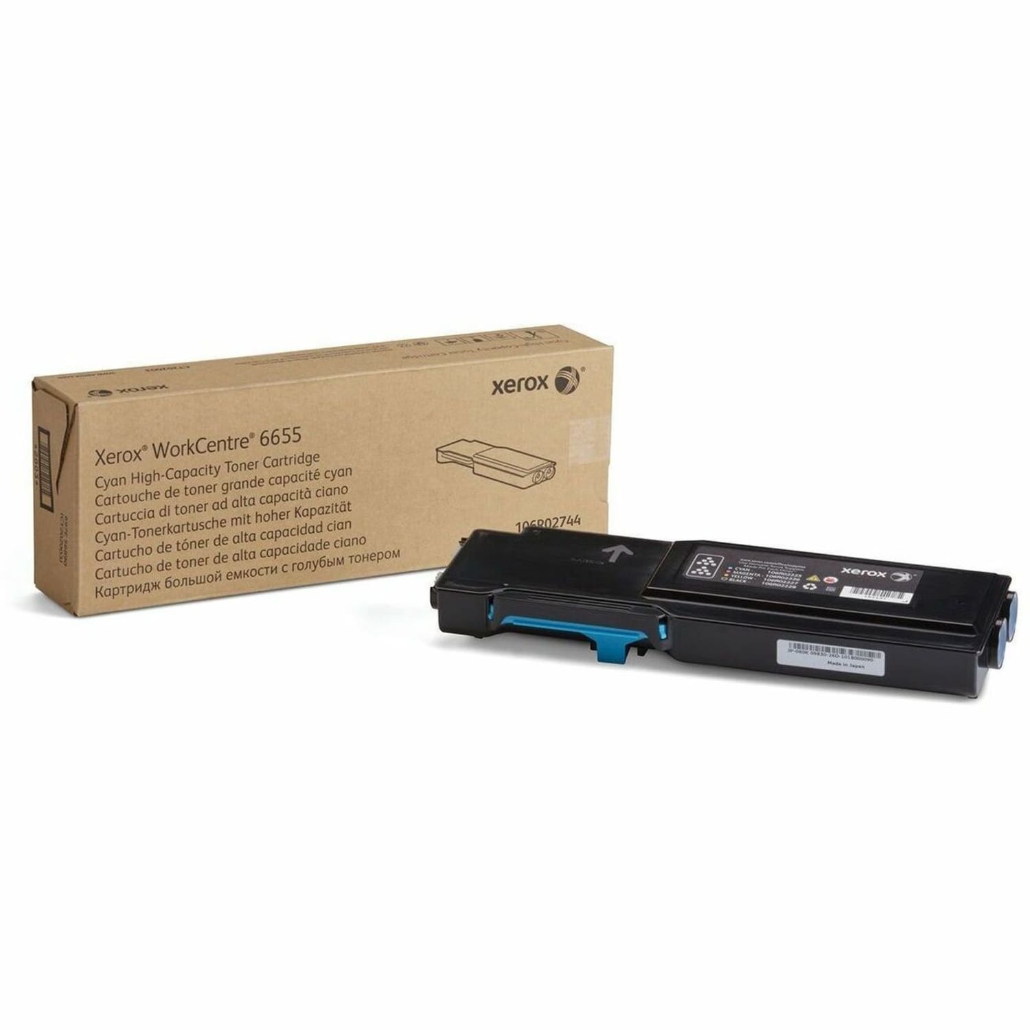 Xerox 6655 Cyan High Yield Toner Cartridge, 106R02744 - Image 3