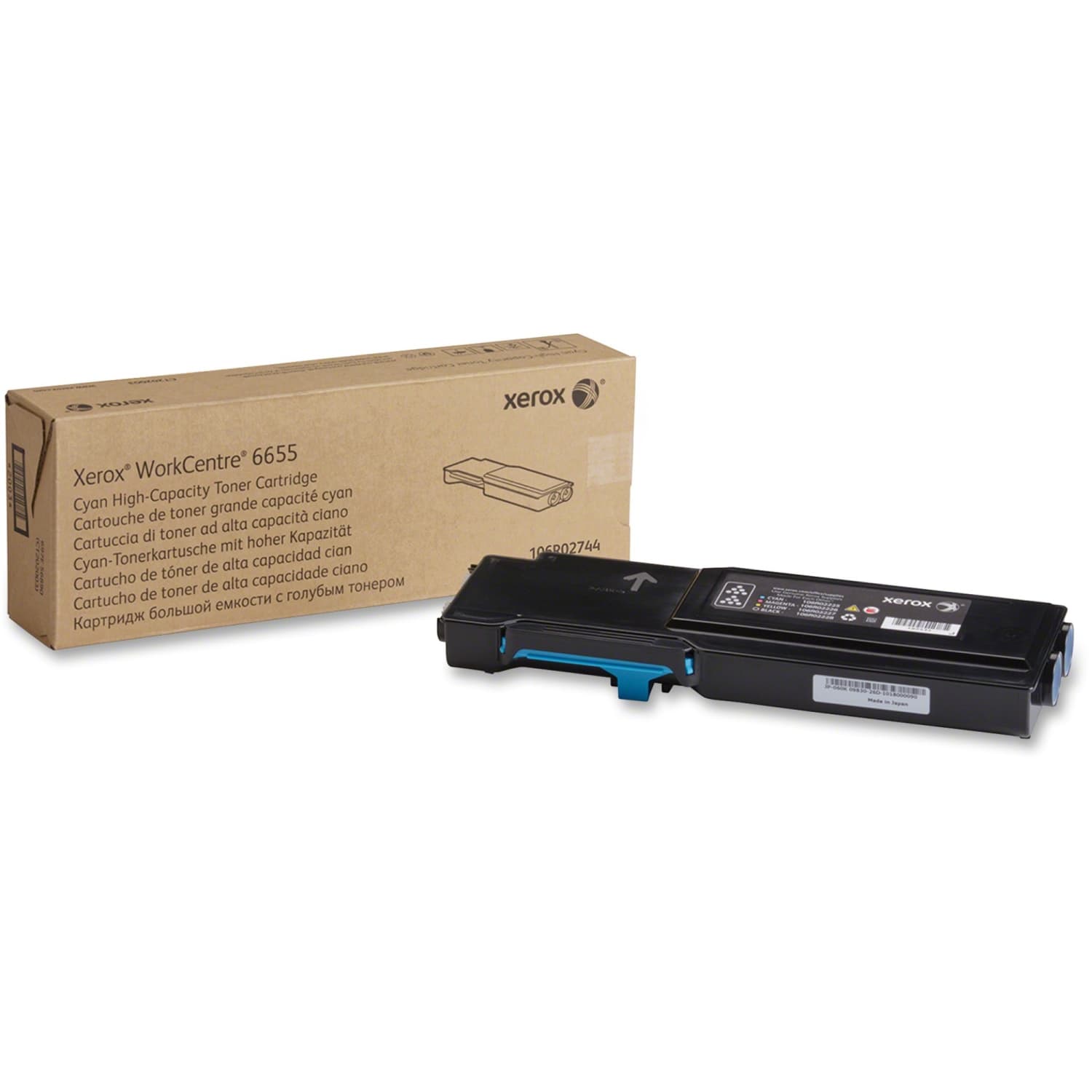 Xerox 6655 Cyan High Yield Toner Cartridge, 106R02744 - Image 5