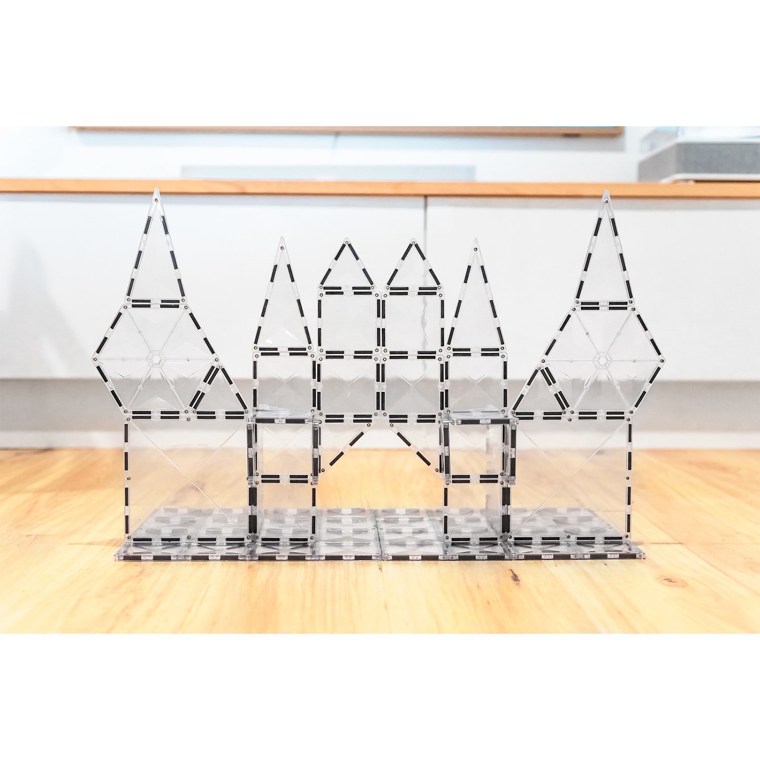 Connetix Magnetic Tiles Clear Starter Pack, 34 Pieces - Image 5