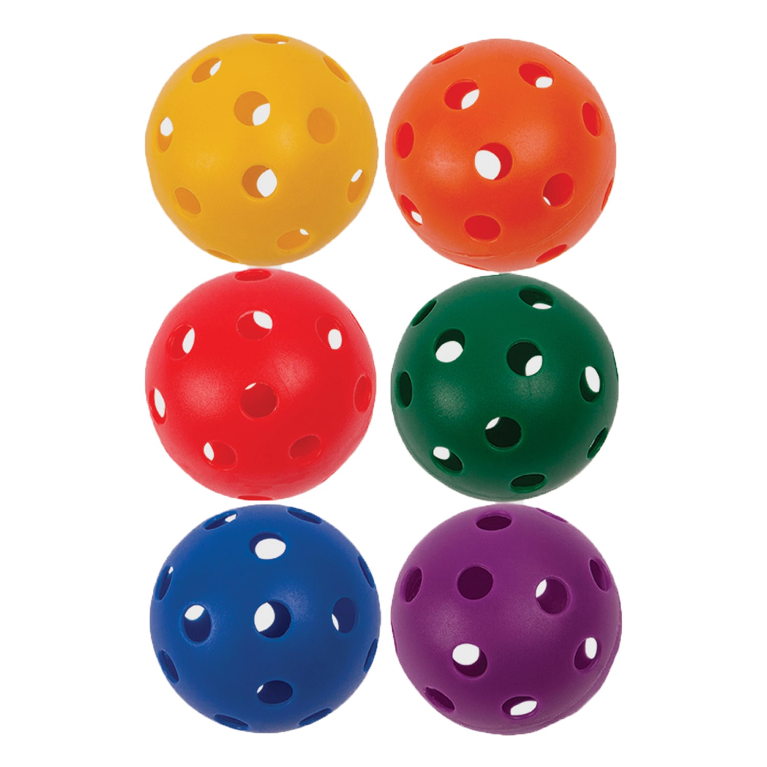 Champion Sports Plastic Softballs, Assorted Colors, 6 Balls Per Set, Pack Of 3 Sets - Image 4