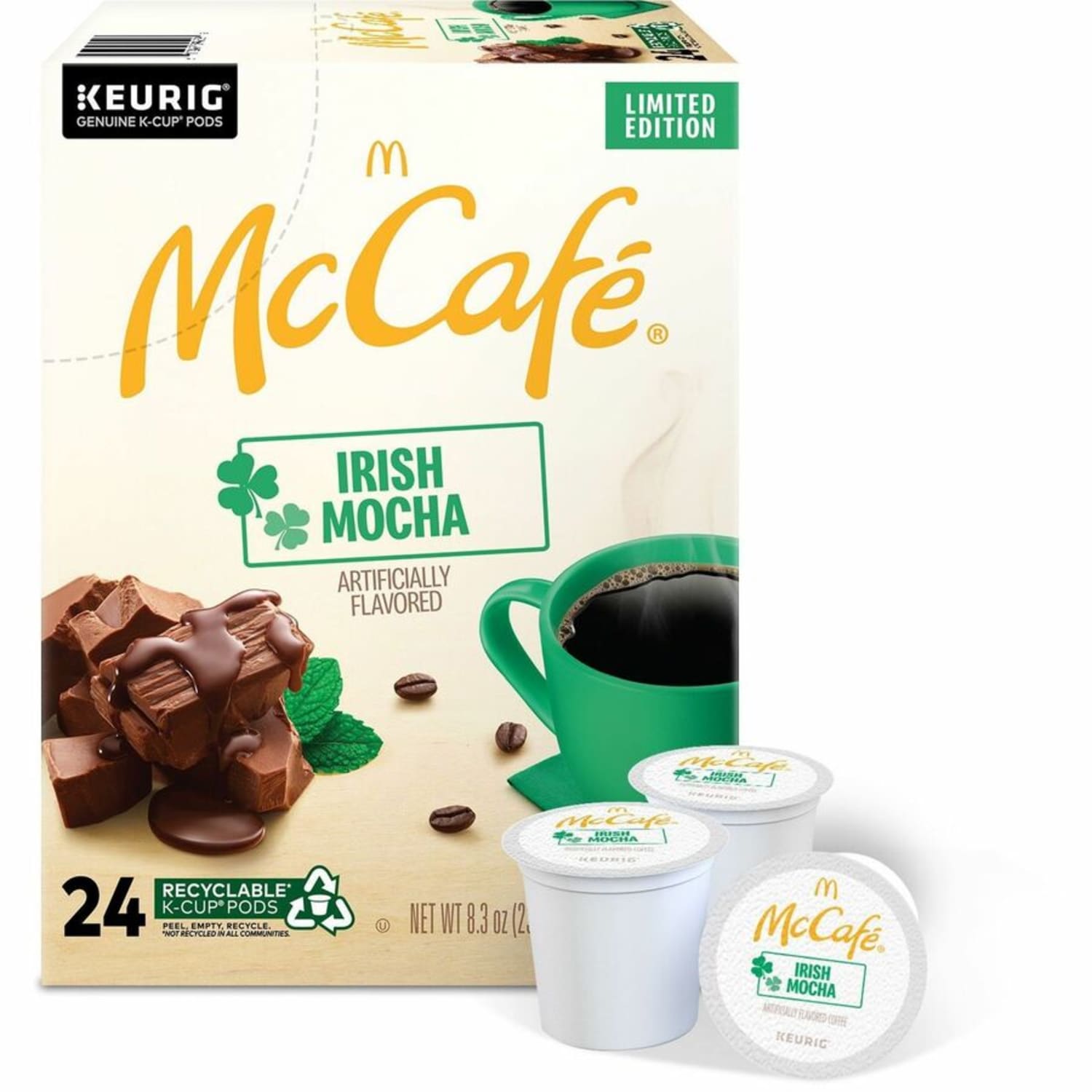 McCafe K-Cup Irish Mocha - Compatible with K-Cup Brewer - Light - 24 / Box - Image 5