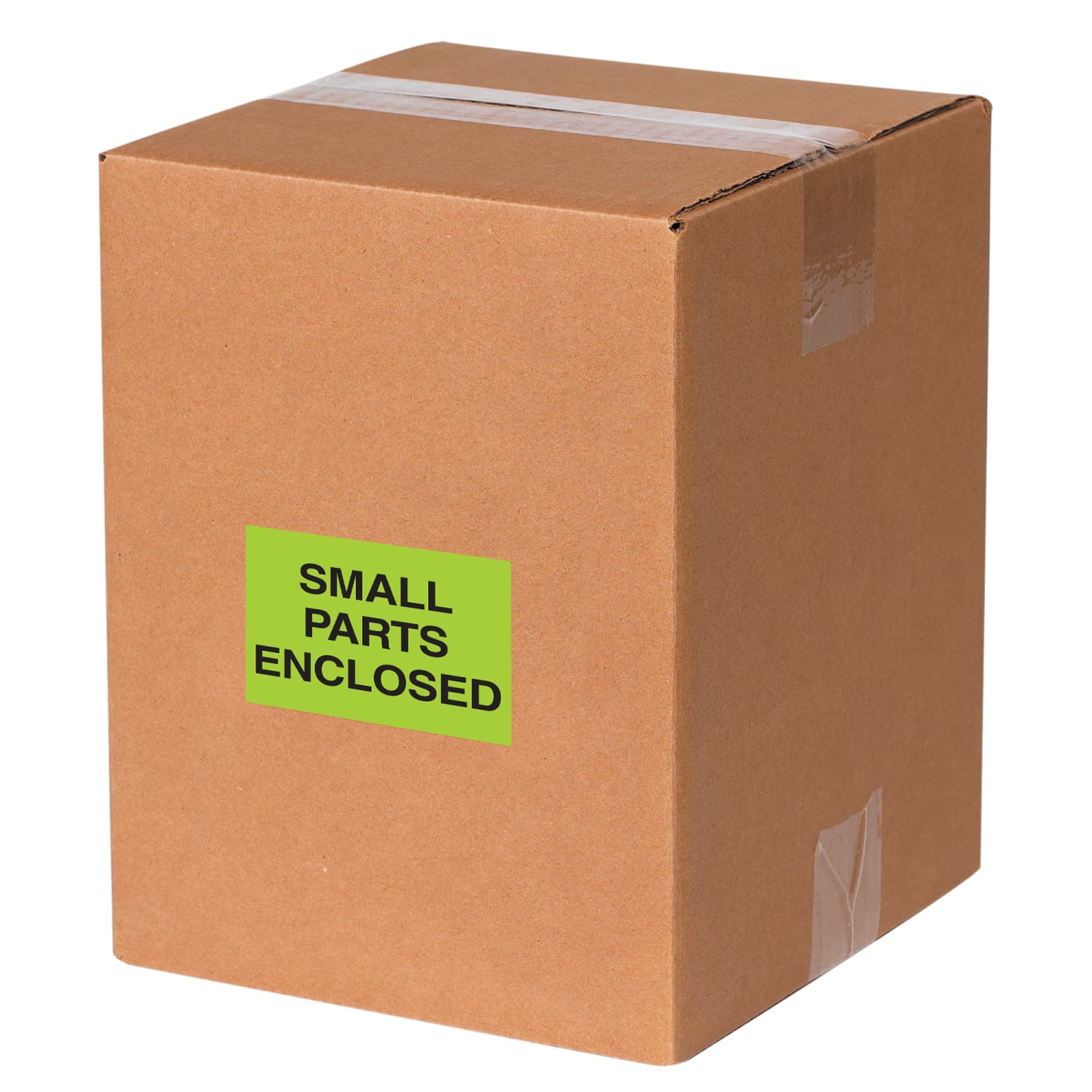 Tape Logic Preprinted Labels, "Small Parts Enclosed", DL1625, Rectangle, 2in x 3in, Fluorescent Green, Roll Of 500 Labels - Image 3