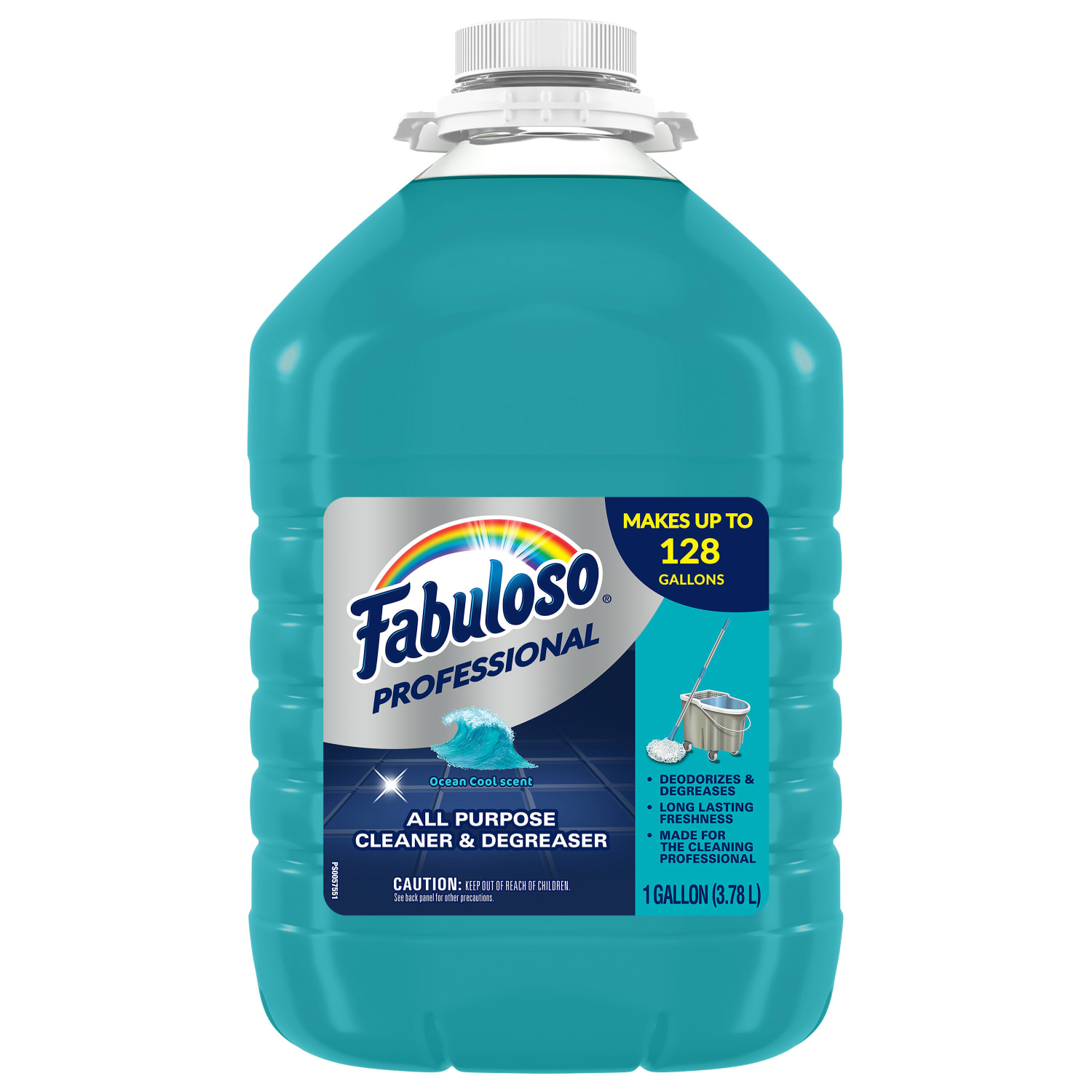 Fabuloso Professional All Purpose Cleaner & Degreaser, Ocean Cool, 128 Oz - Image 3