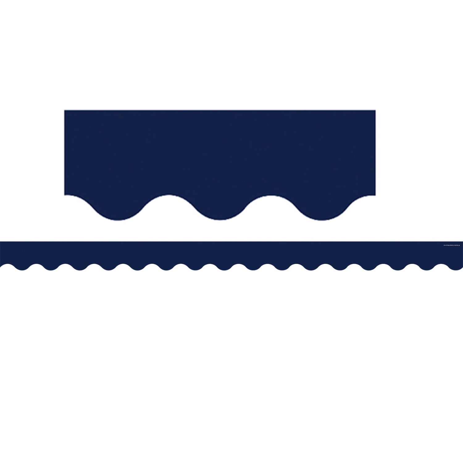 Teacher Created Resources Scalloped Border Trim Packs, 35', Navy, Set Of 6 Packs - Image 3