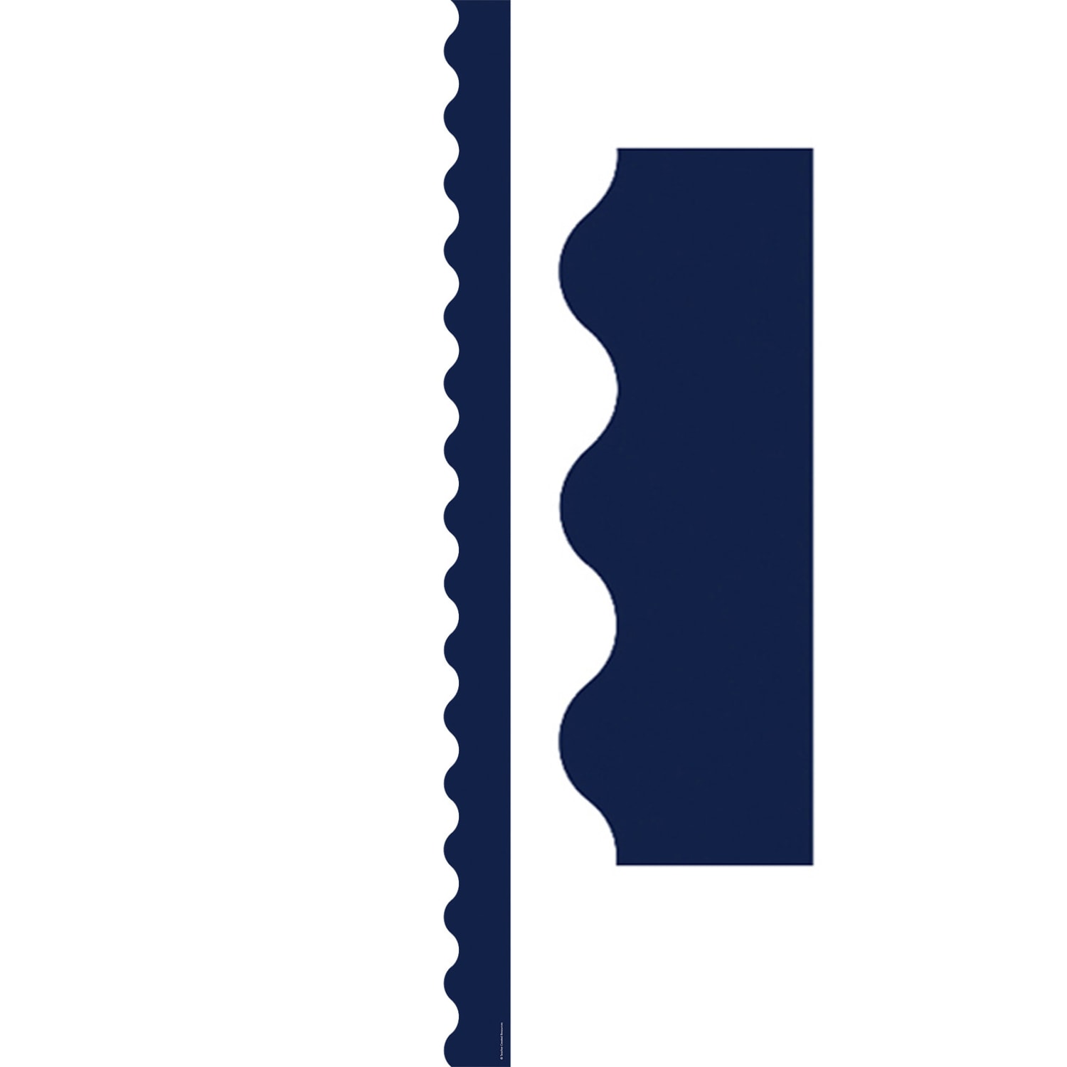 Teacher Created Resources Scalloped Border Trim Packs, 35', Navy, Set Of 6 Packs - Image 4