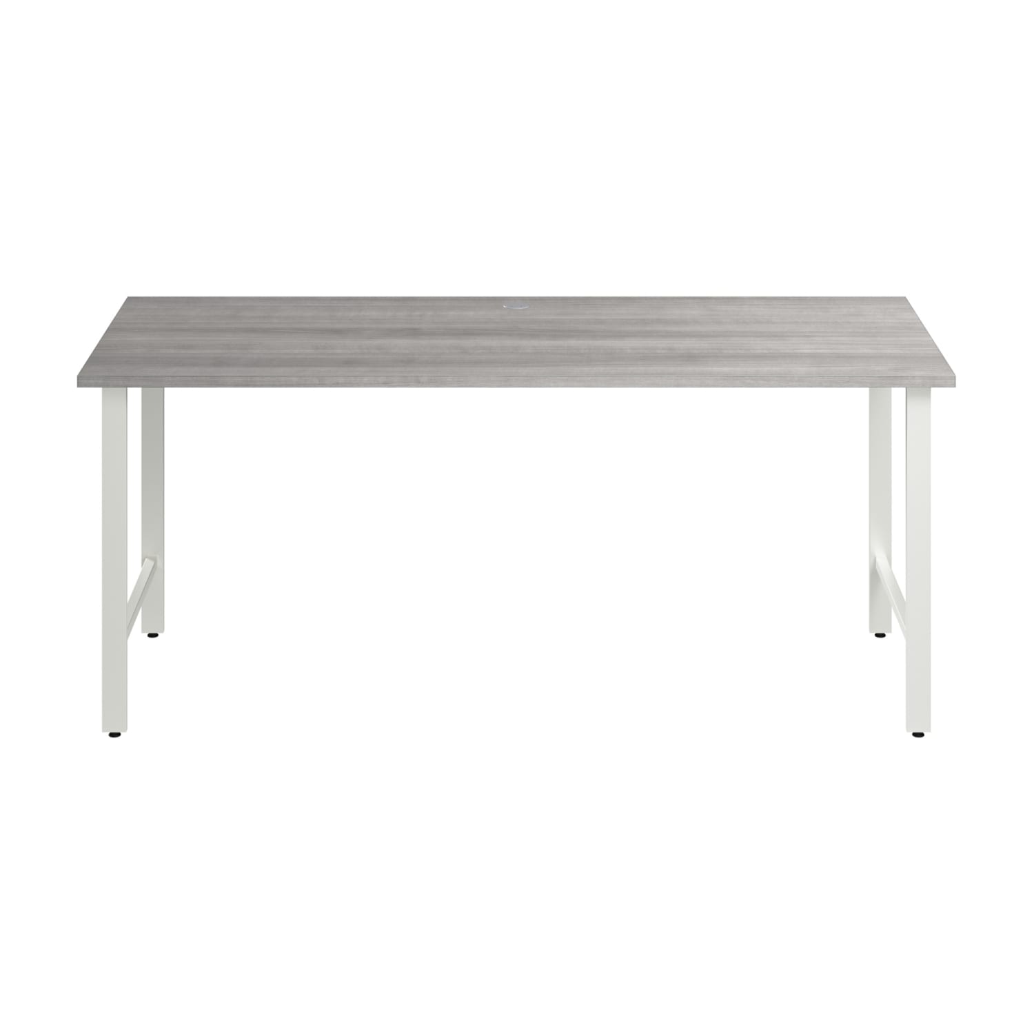 Bush Business Furniture Hustle 72inW Computer Desk With Metal Legs, Platinum Gray, Standard Delivery - Image 3