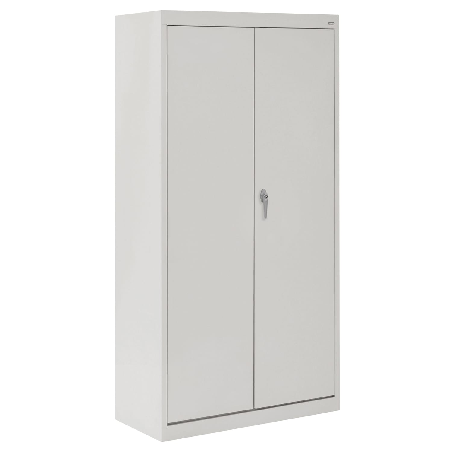 Sandusky Value Series 30inW Janitorial Storage Cabinet, Dove Gray - Image 4