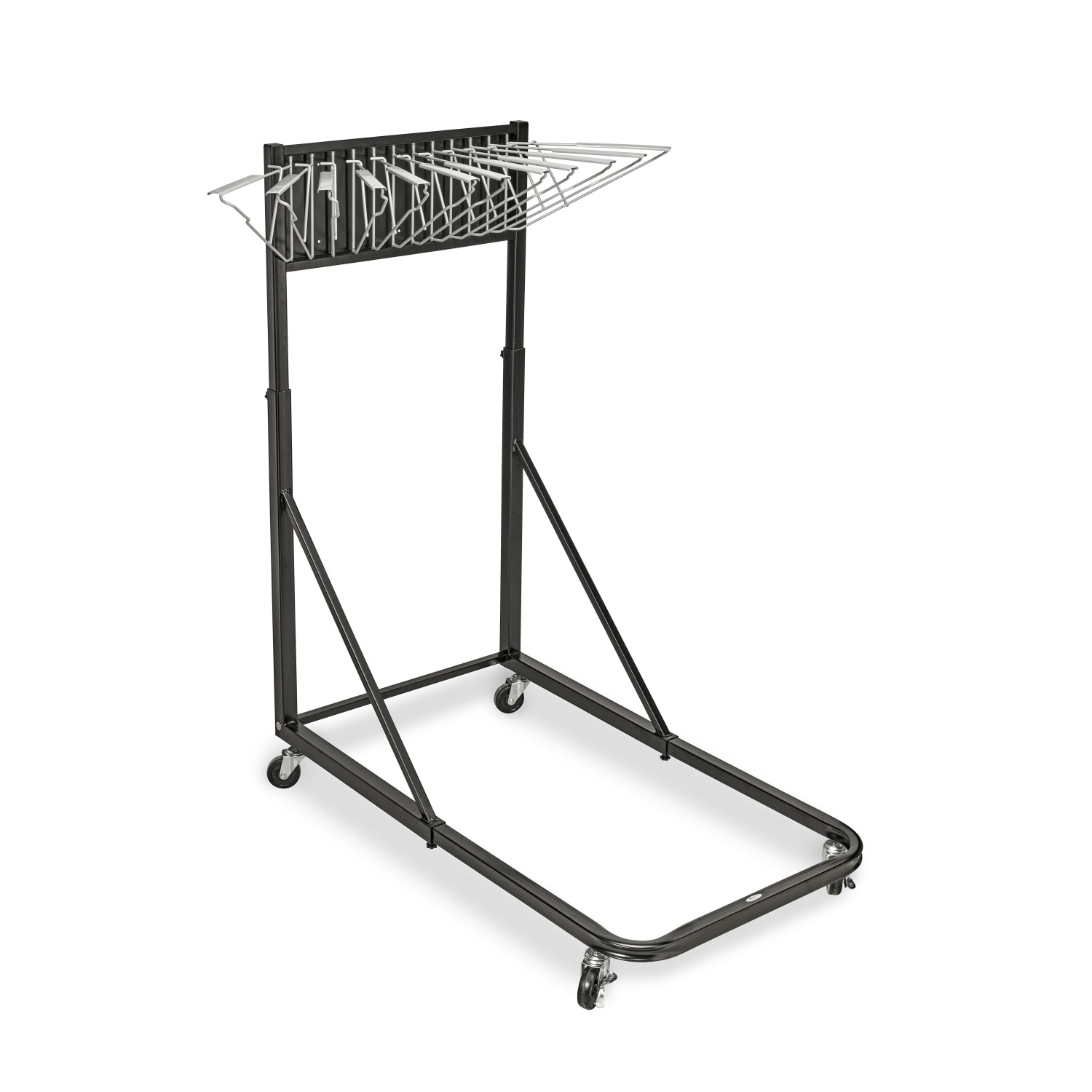 Alpine AdirOffice Blueprint Vertical File Rolling Stand, 46inH x 27inW x 28-1/2inD, Black