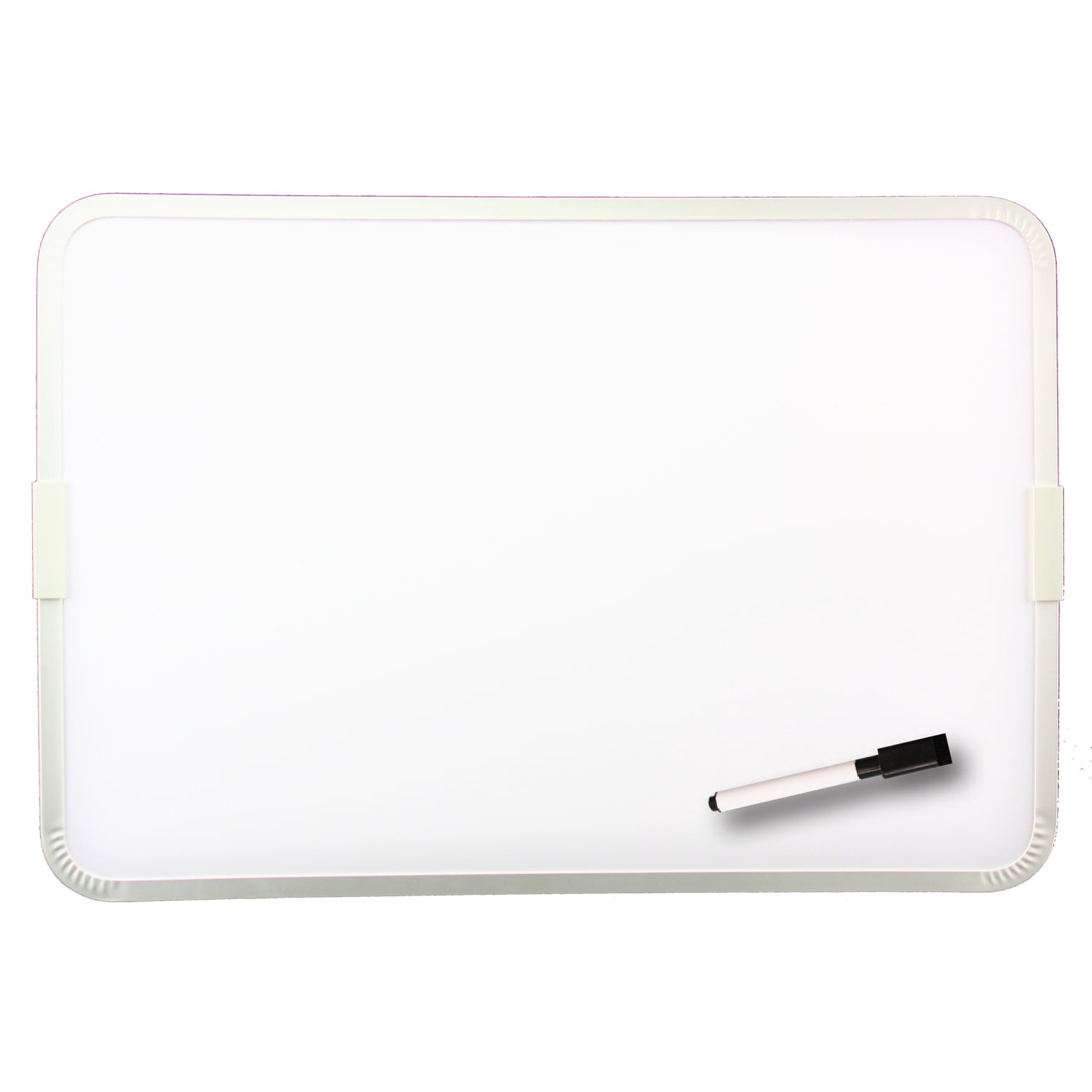 Flipside Products 2-Sided Magnetic Dry-Erase Boards With Pens, 17-1/2in x 12in, White, Silver, Aluminum Frame, Pack Of 3 Boards - Image 3